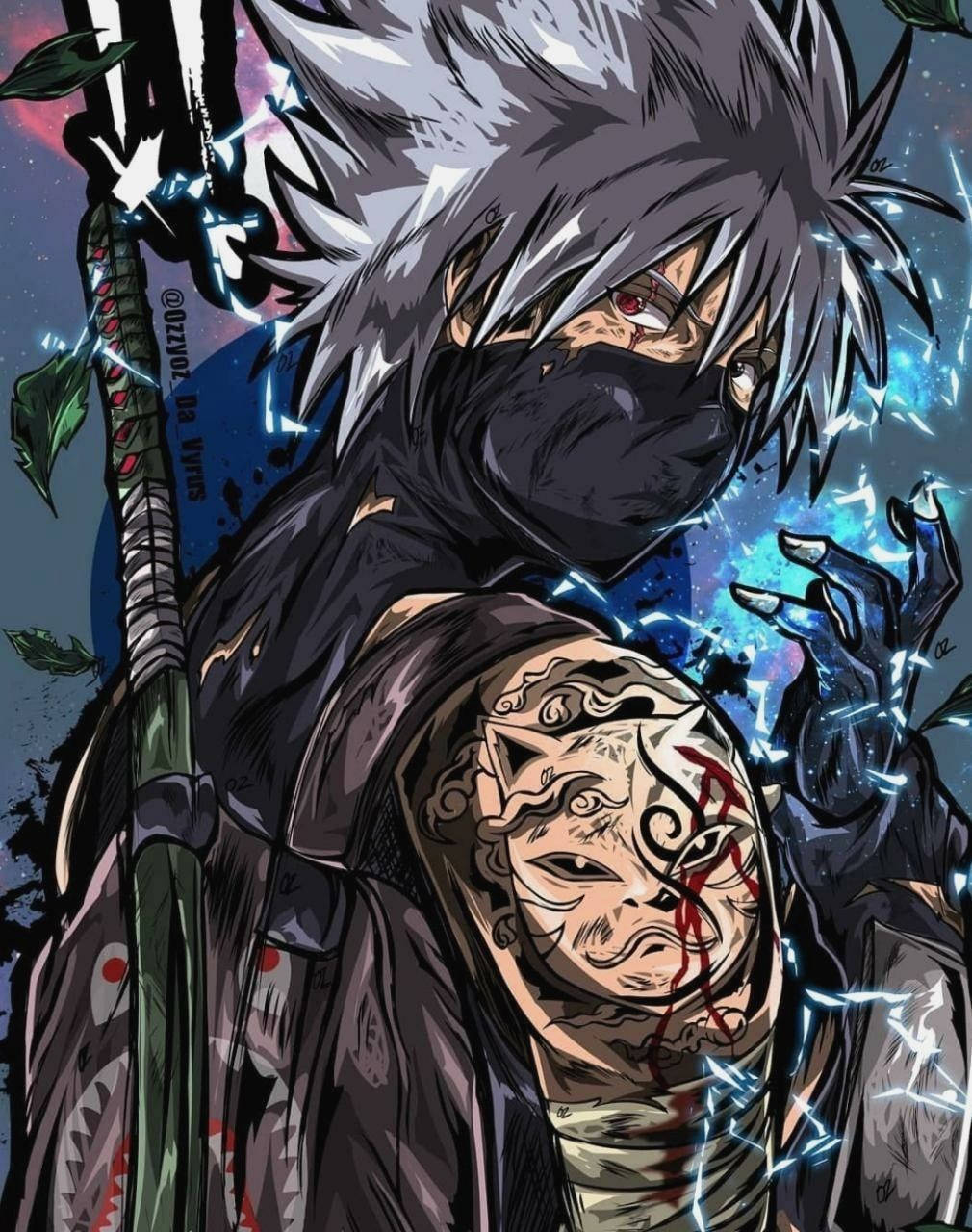 1010x1280 Fascinating Illustration Of Naruto Drip Wallpaper