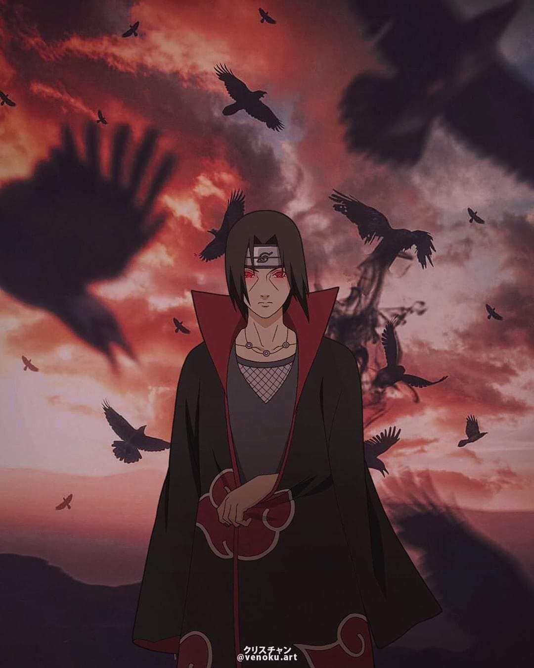 1080x1350 Itachi Uchiha makes a cool phone wallpaper