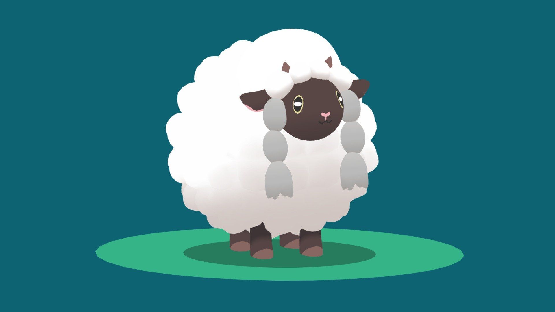 1920x1080 Wooloo model by Hayden VanEarden [1d2bb55]