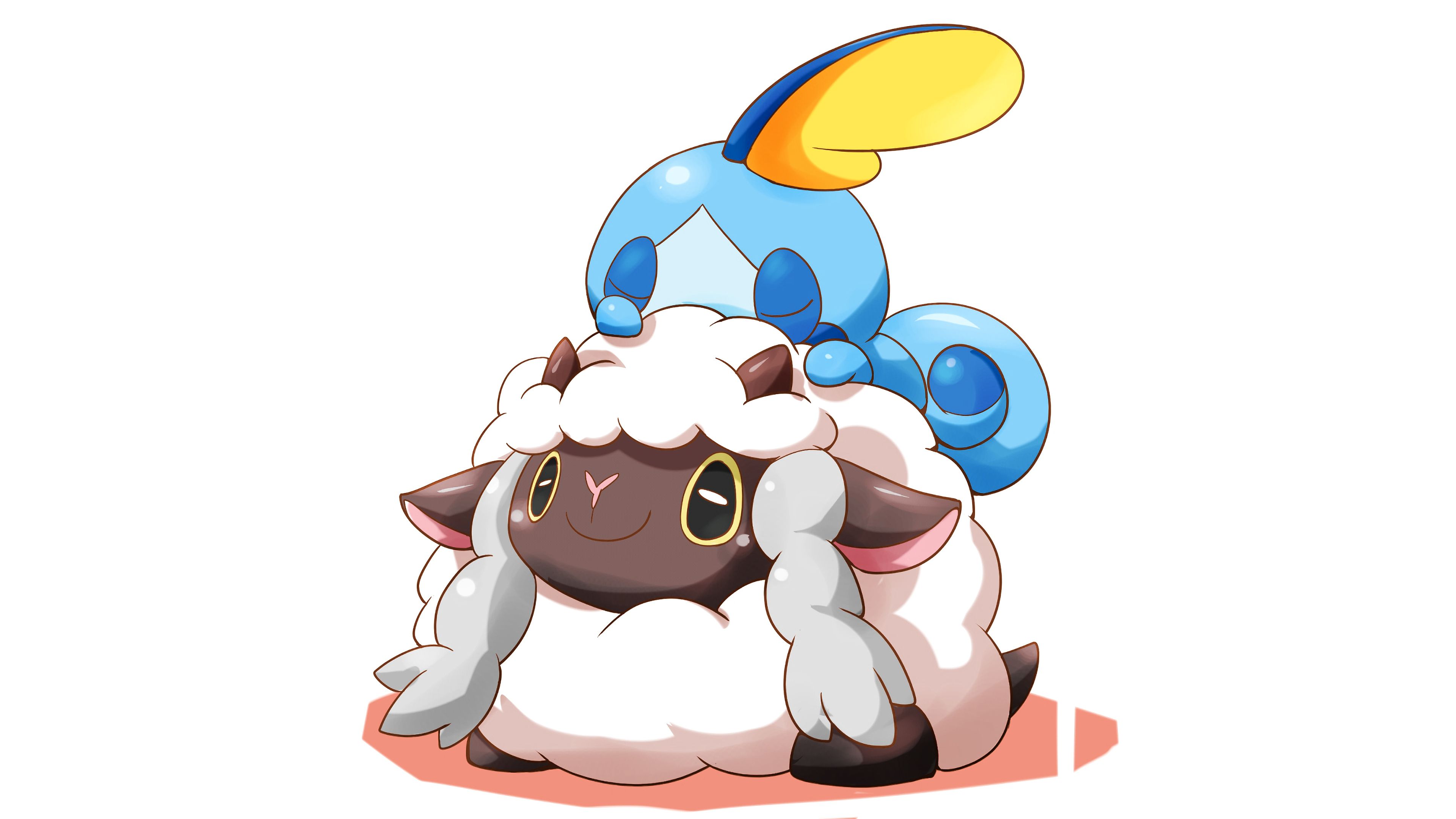 3840x2160 Wooloo Sobble Pokemon Sword and Shield 4K Wallpaper HD