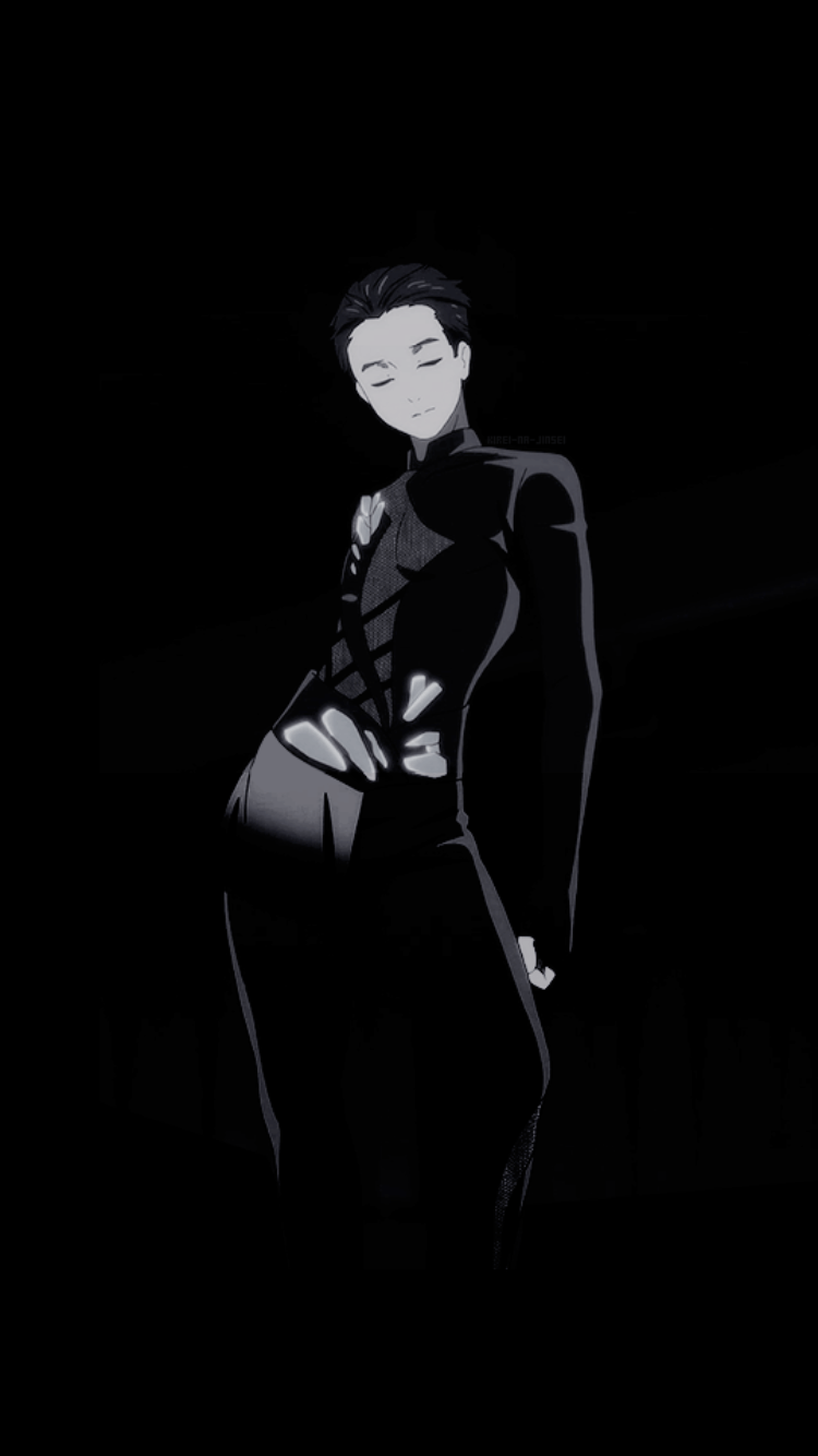 750x1334 Yuri Katsuki Aesthetic Wallpaper
