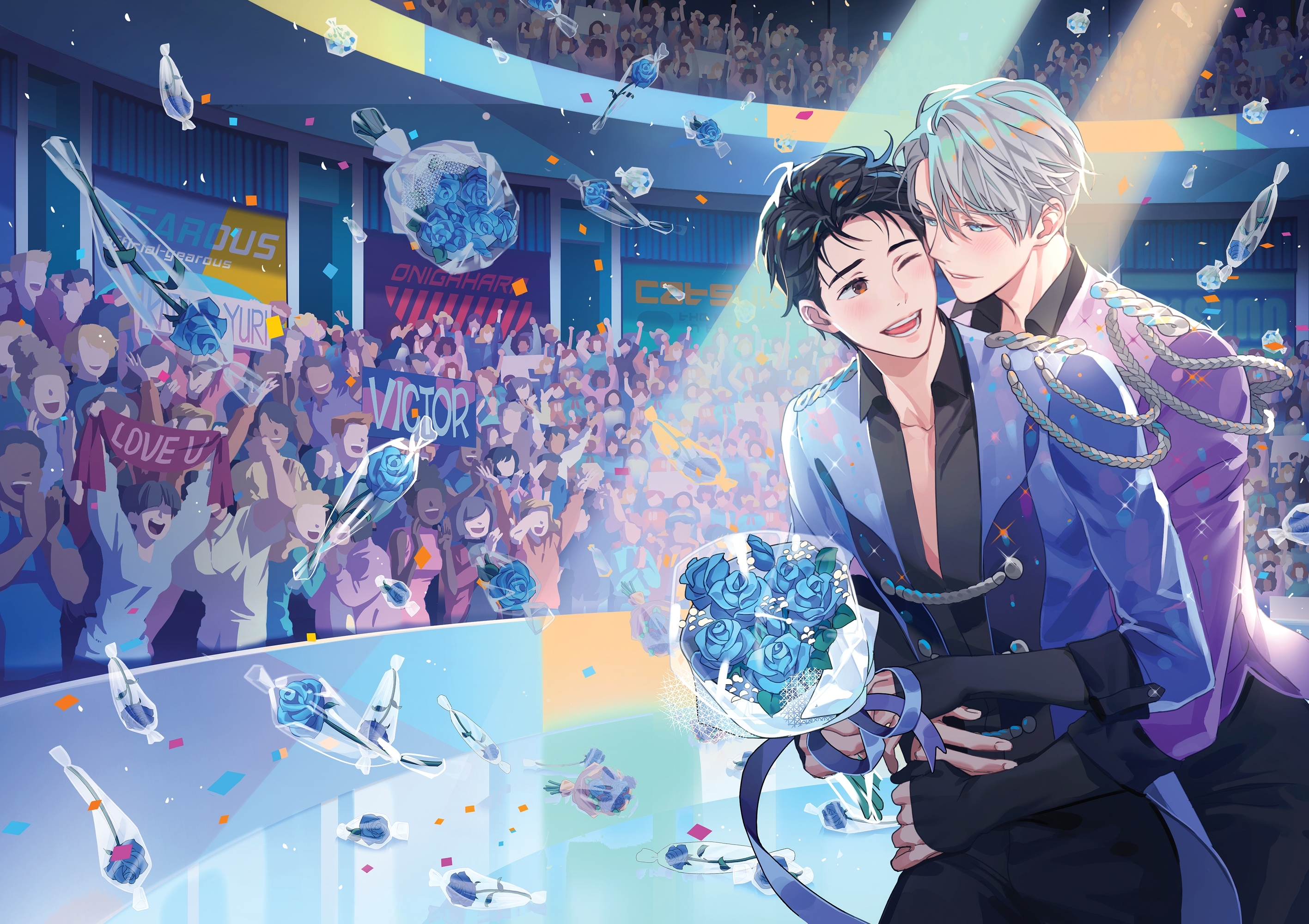 2833x2000 Yuuri Katsuki and Victor Nikiforov Yuri!!! on Ice Wallpaper, HD Anime 4K Wallpaper, Image and Background