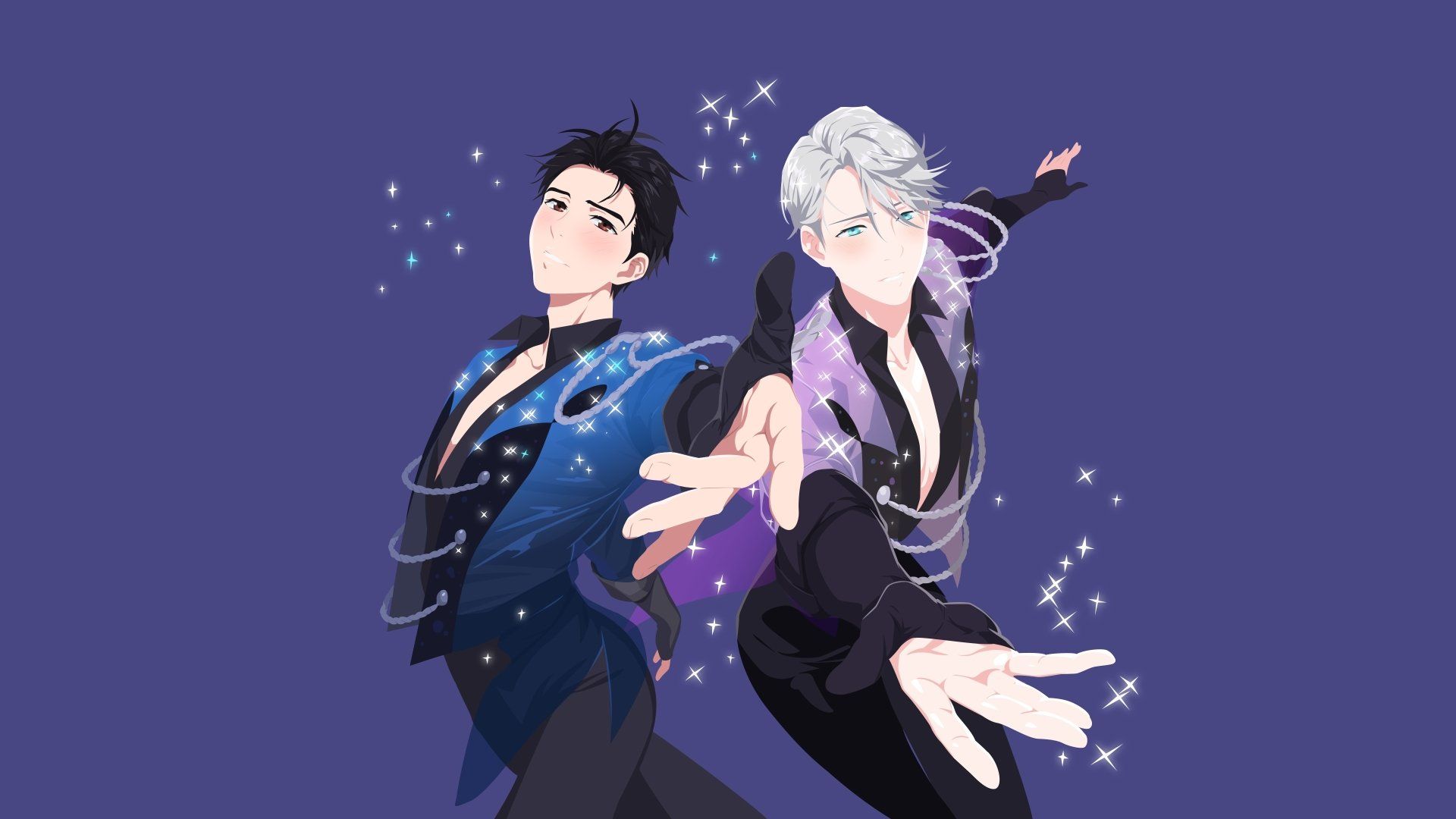 1920x1080 Victor Nikiforov & Yuuri Katsuki