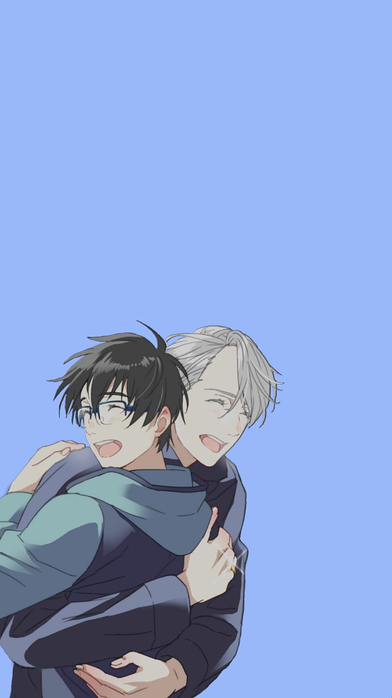 800x1422 Viktuuri, anime, bl, katsuki yuuri, victor nikiforov, victuri, viktor nikiforov, HD phone wallpaper