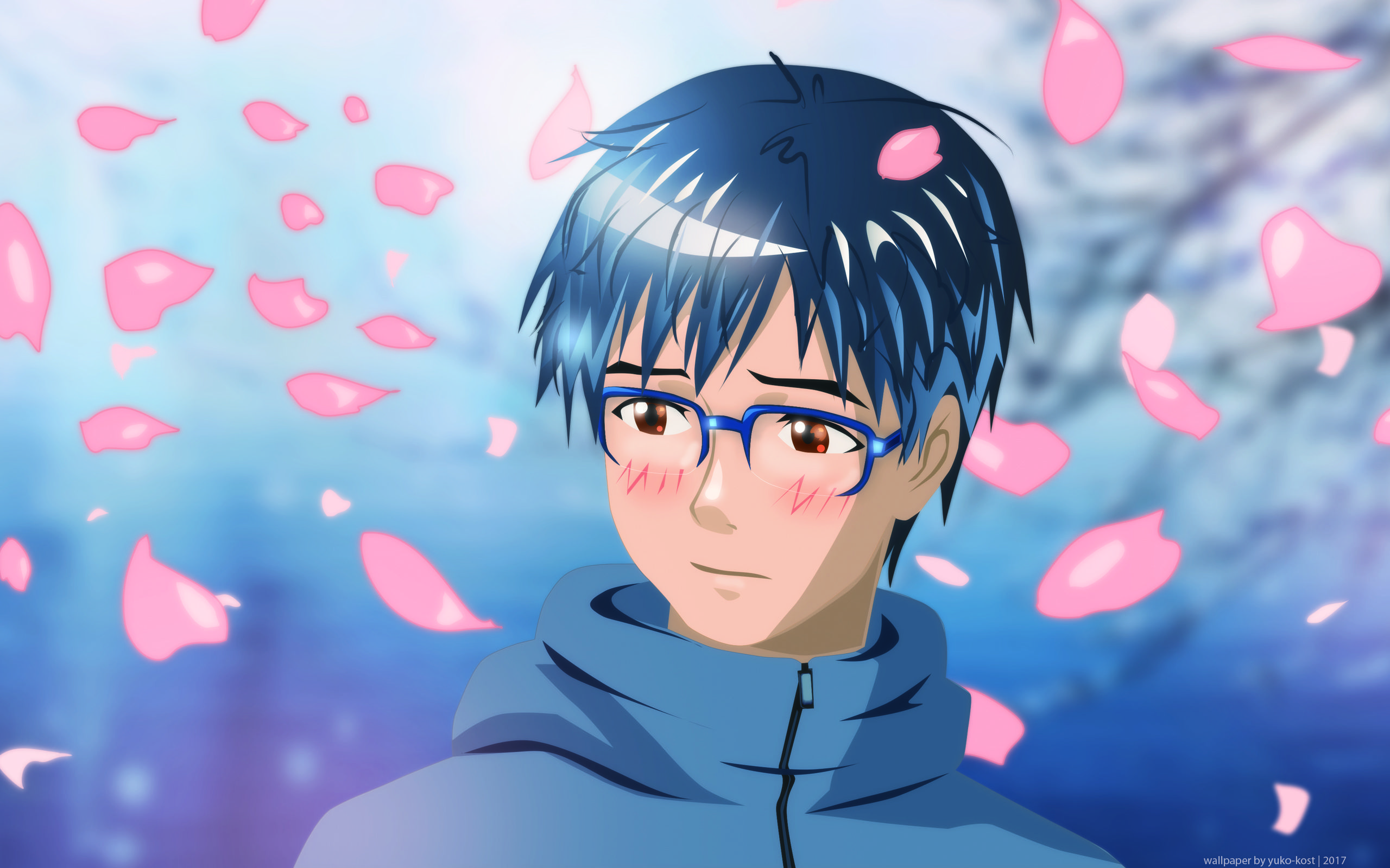 2560x1600 Desktop wallpaper: Yuuri Katsuki, Anime, Yuri!!! On Ice 4K free download for PC. 1017948