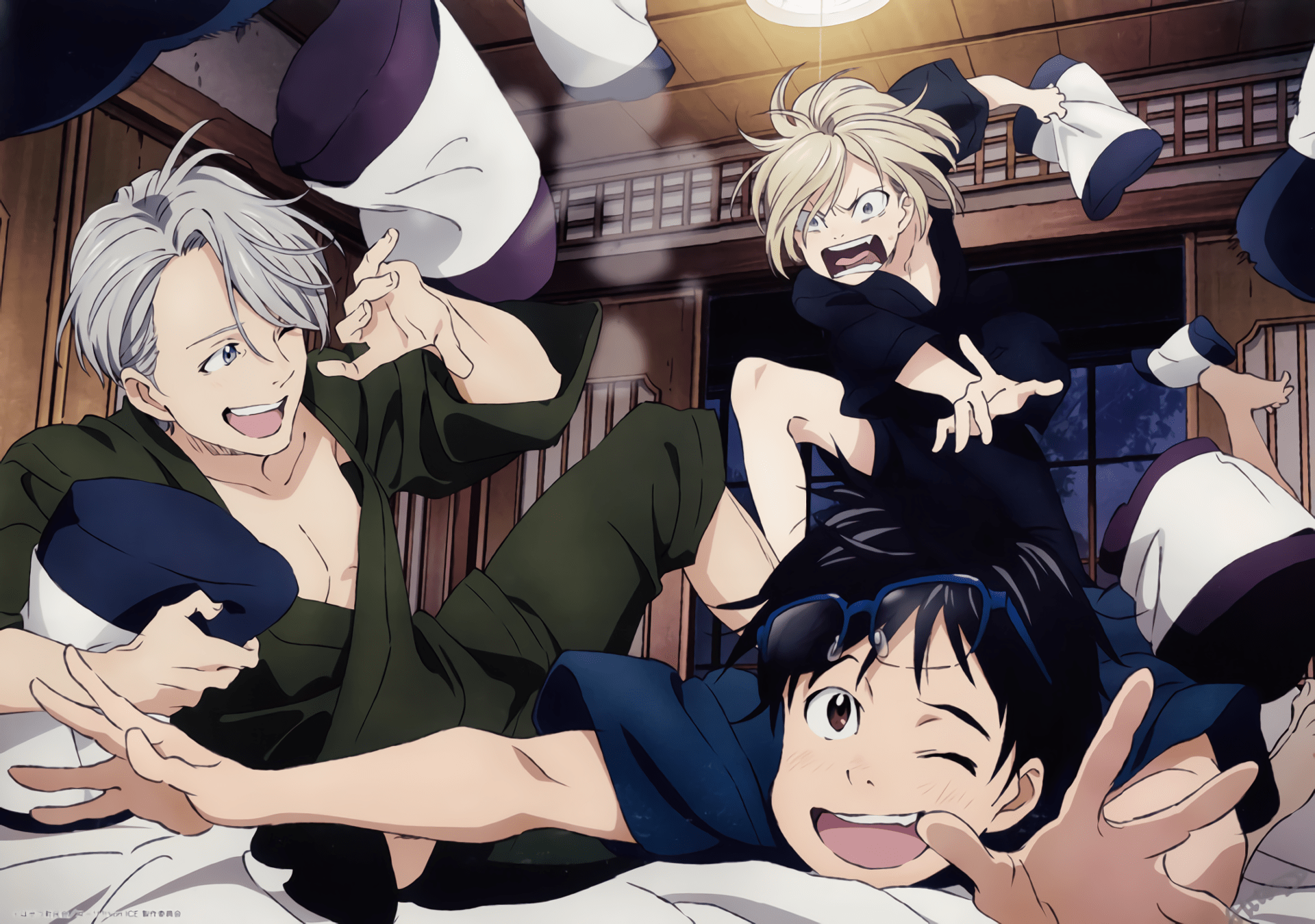 1920x1350 Yuri!!! on ICE HD Wallpaper: Yuri, Victor, and Yuuri Funx1350
