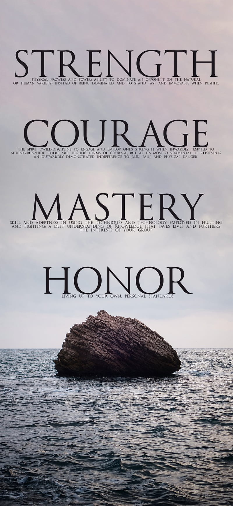 800x1734 Masculinity, courage, honor, manly, masculine, mastery, men, power, real, strength, HD phone wallpaper