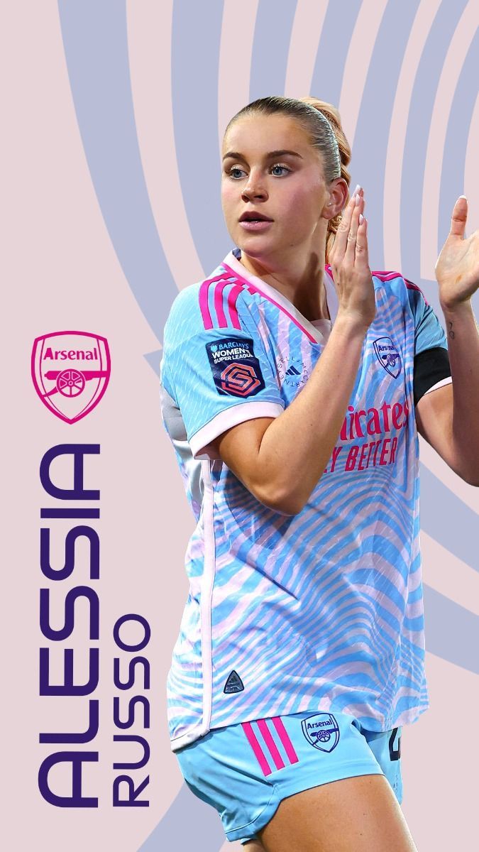 675x1200 Alessia Russo Arsenal FC Women Soccer Player Wallpaper