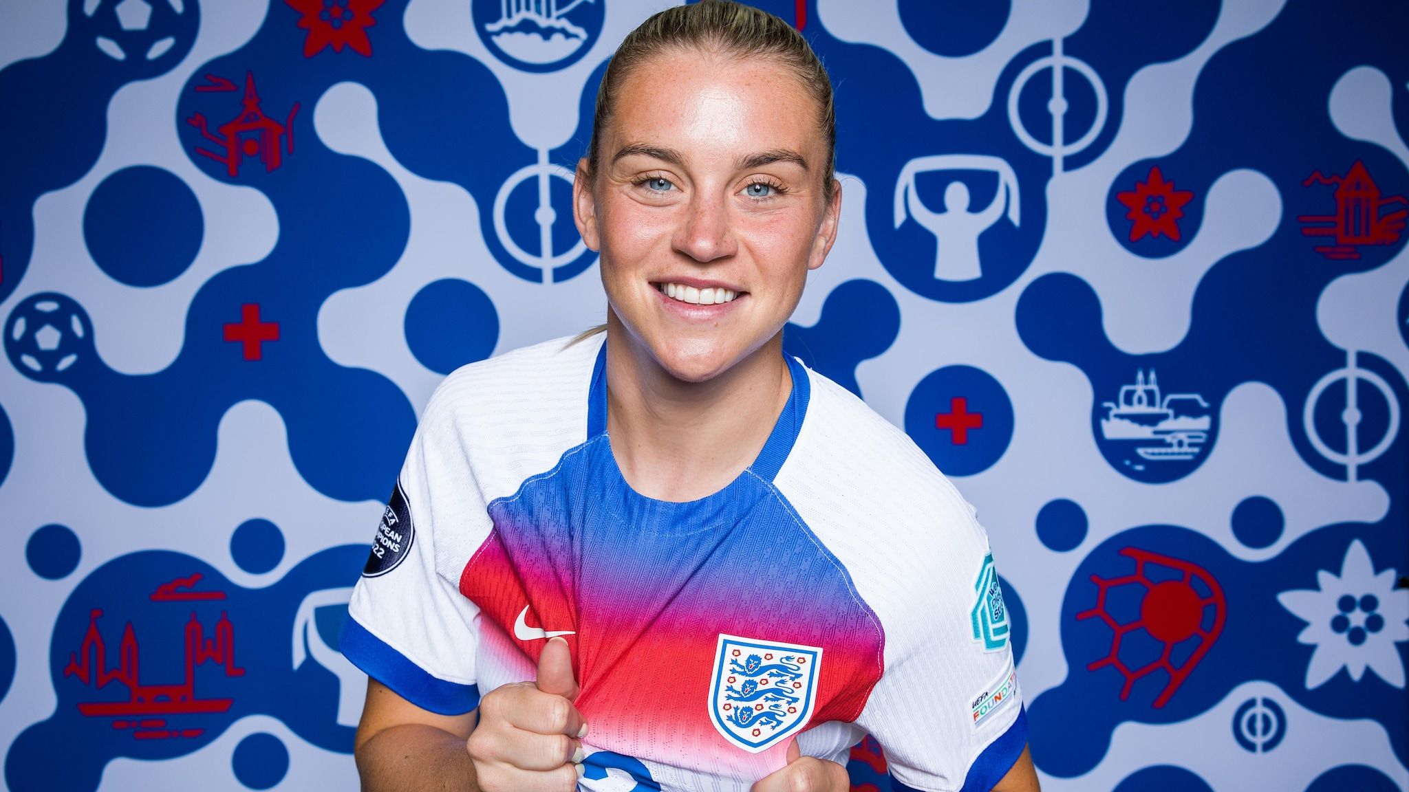 2048x1152 UEFA Women's EURO 2025: Alessia Russo on aiming to win more with holders England. UEFA Women's EURO