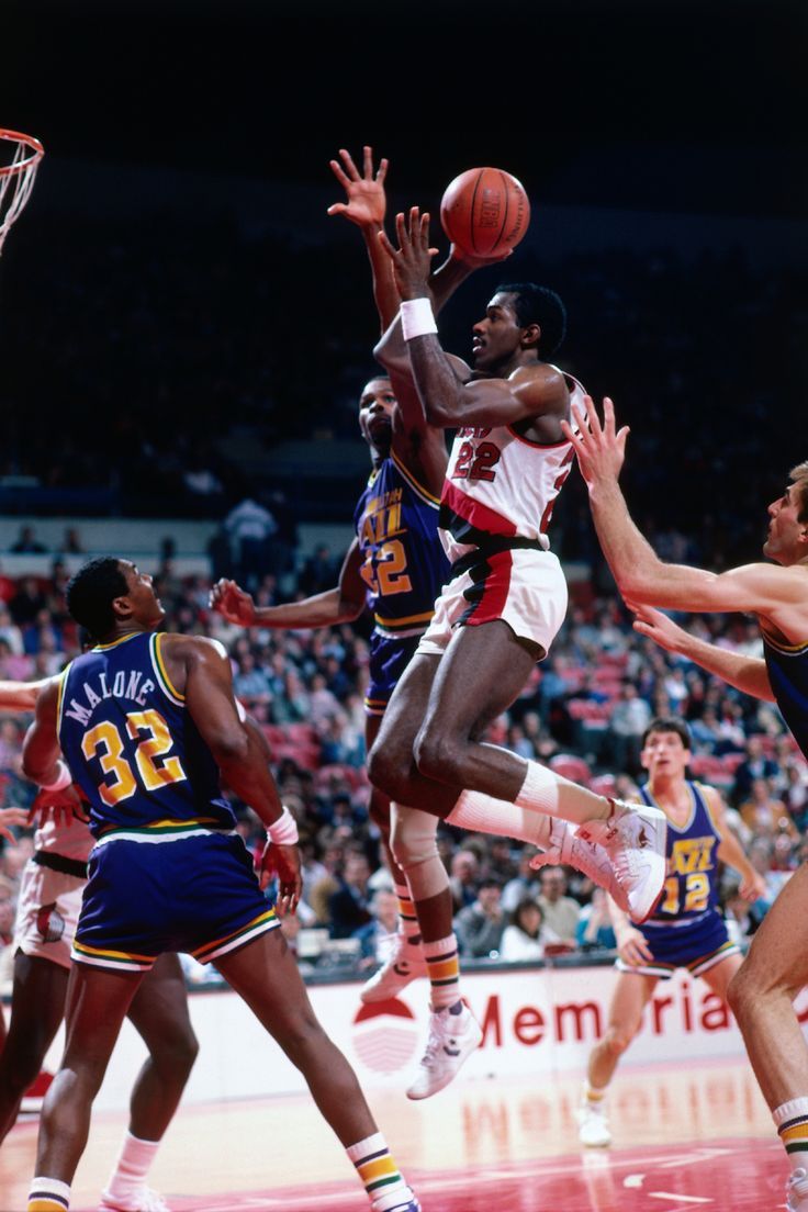 736x1104 Clyde Drexler Trail Blazers, 1983 1995