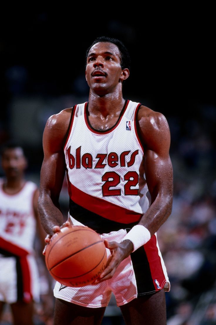 736x1103 Clyde The Glide Drexler.A Ten Time All Star And Member Of The Basketball Hall Of Fame, The NBA Named Him One Of Basketball's Fifty Greatest Players As Of 1996. Drexler Won An Olympic Gold