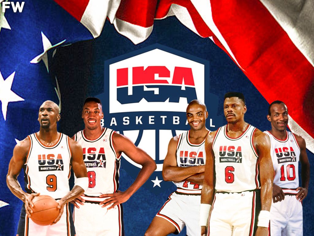 1024x768 Michael Jordan Bullied Ringless Charles Barkley, Patrick Ewing And Clyde Drexler During Dream Team Practice: Find A Different Basket. Champions Only