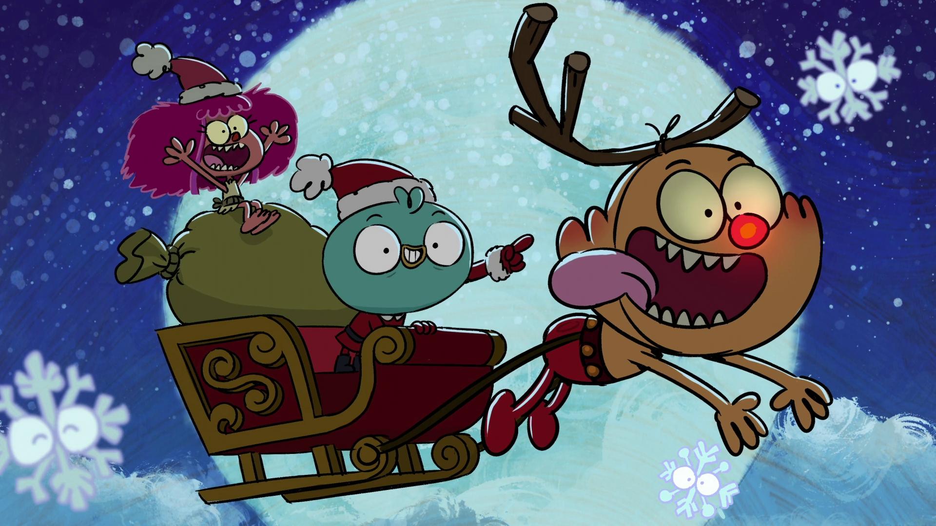 1920x1080 Harvey Beaks It's Christmas You Dorks! (TV Episode 2016)