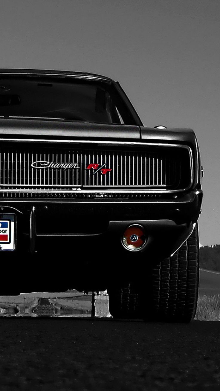 736x1308 HD Wallpaper: Black Car, Charger RT, Dodge Charger R T, Tires, Muscle Cars