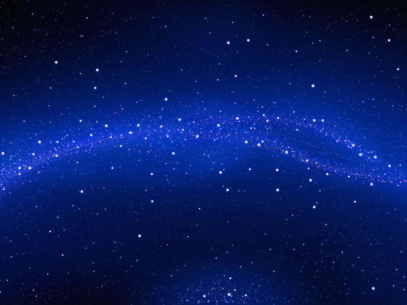 1600x1200 Download Shining Blue Stars twinkle across the night sky Wallpaper