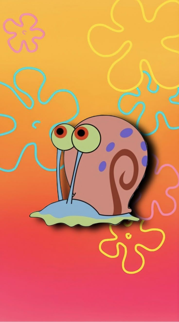 736x1320 Wallpaper Gary spongebob