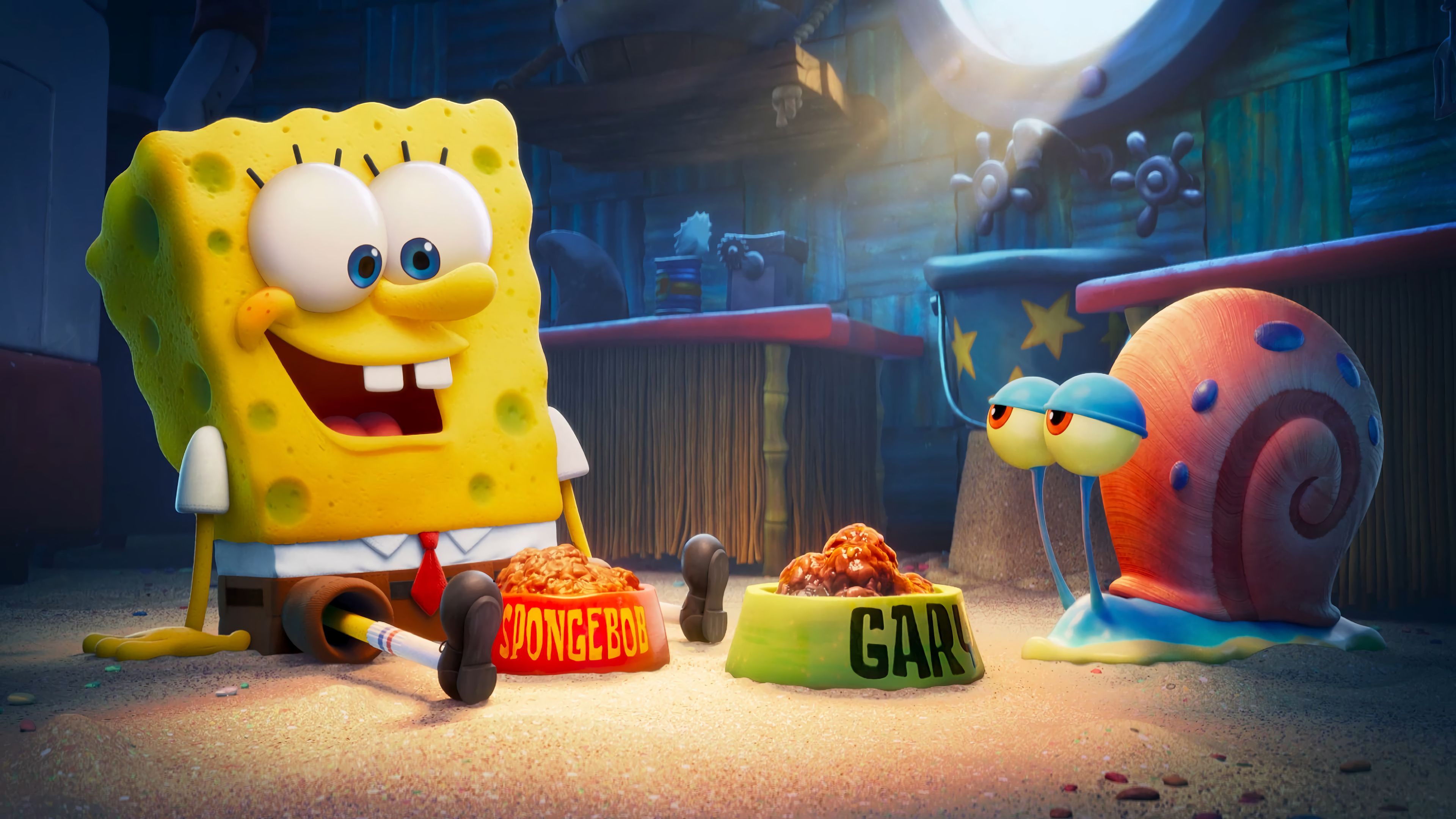 3840x2160 Gary the Snail (SpongeBob SquarePants) Wallpaper