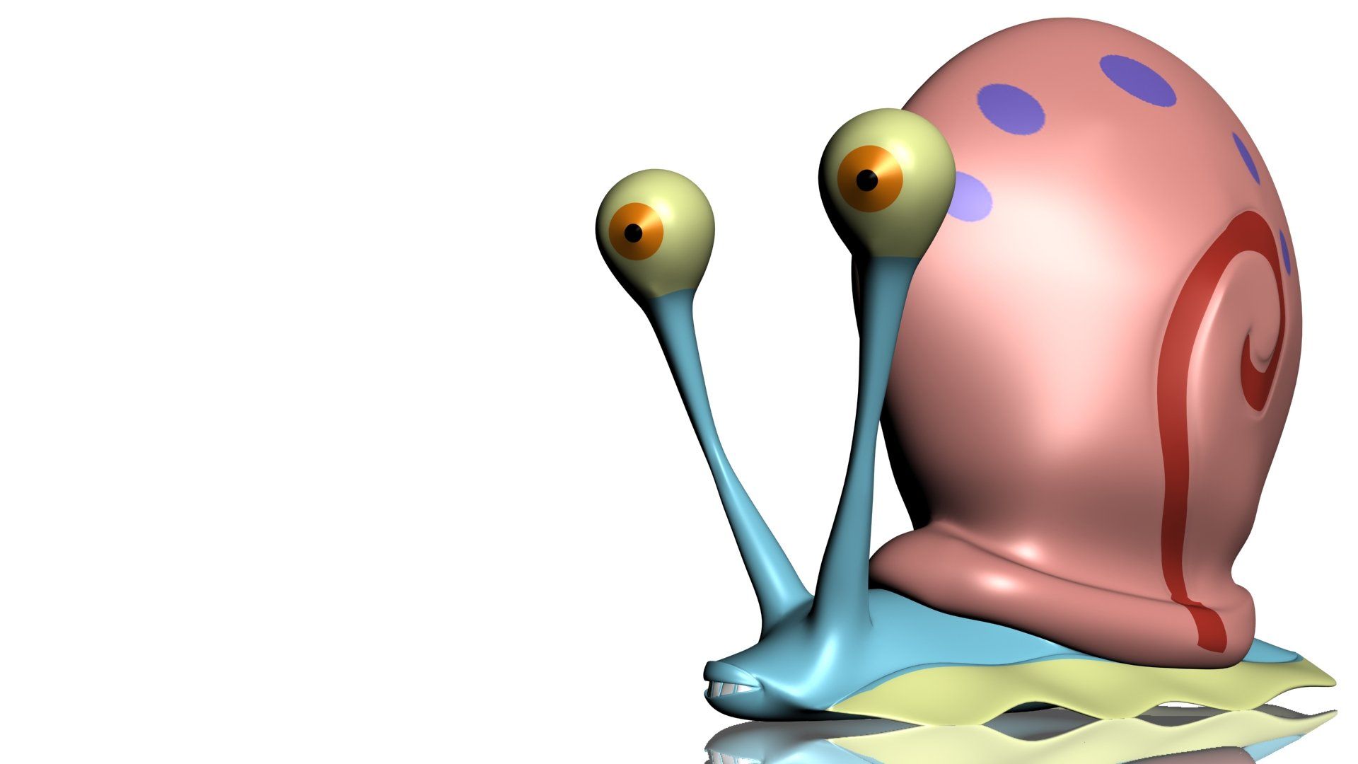 1920x1080 Gary the snail 3D
