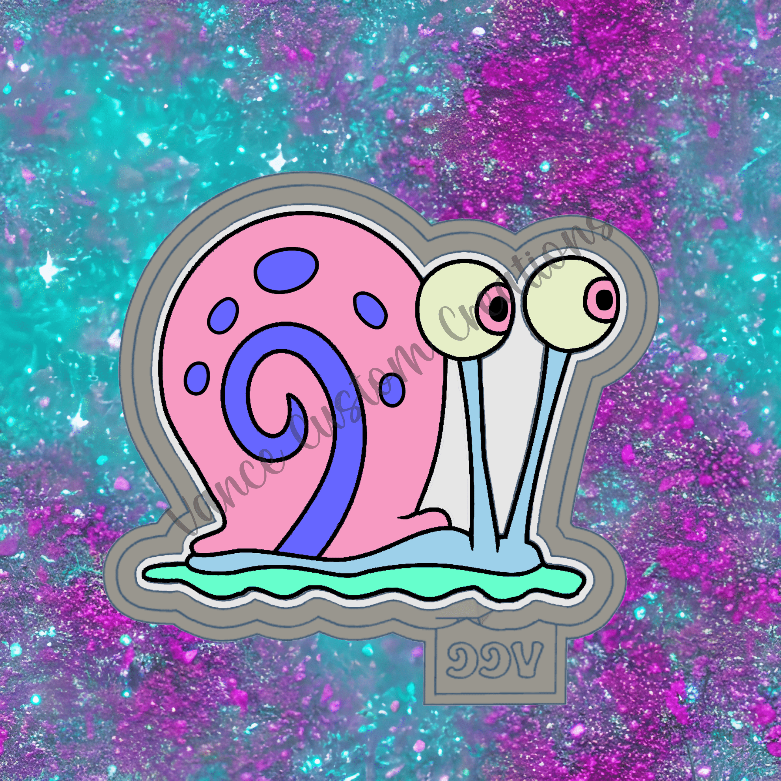 2576x2576 Gary the Snail Freshie Mold