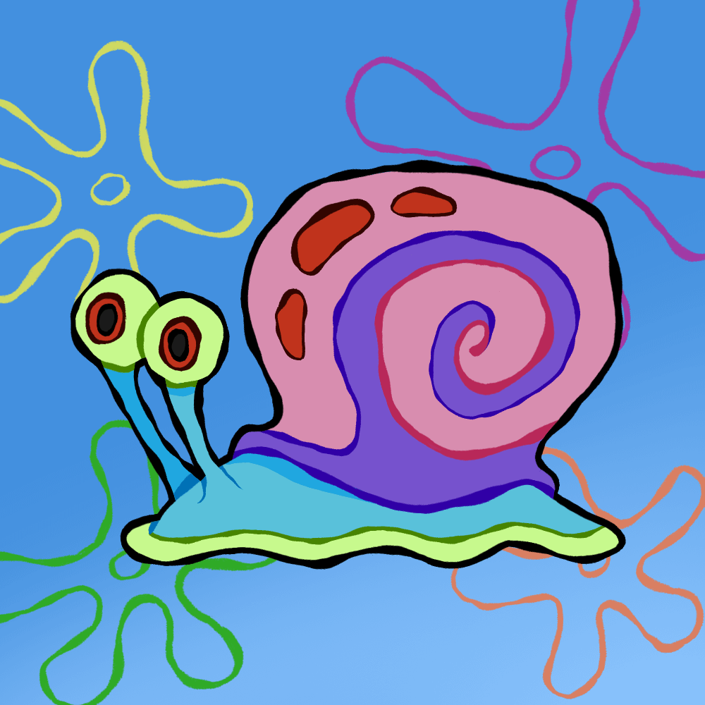 1000x1000 SpongeBob Redesigns⁵: Gary The Snail