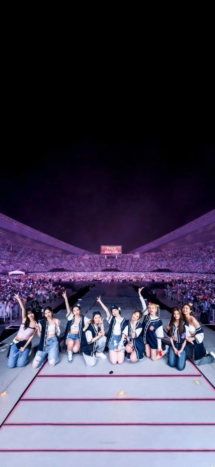 736x1595 Twice wallpaper. Ot9 twice wallpaper, Twice member wallpaper, Twice concert wallpaper