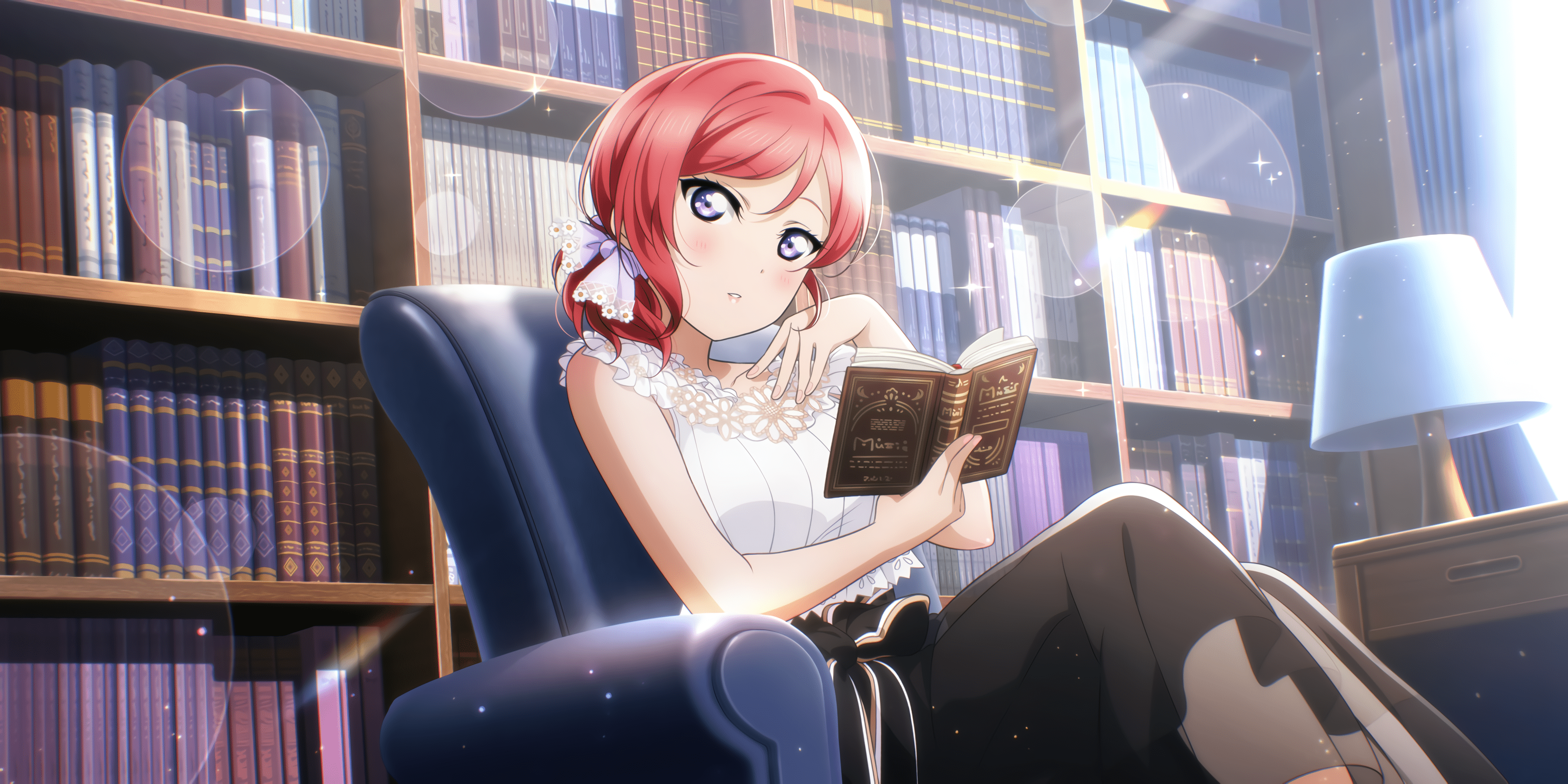 3600x1800 Download Maki Nishikino Anime Love Live! HD Wallpaperx1800