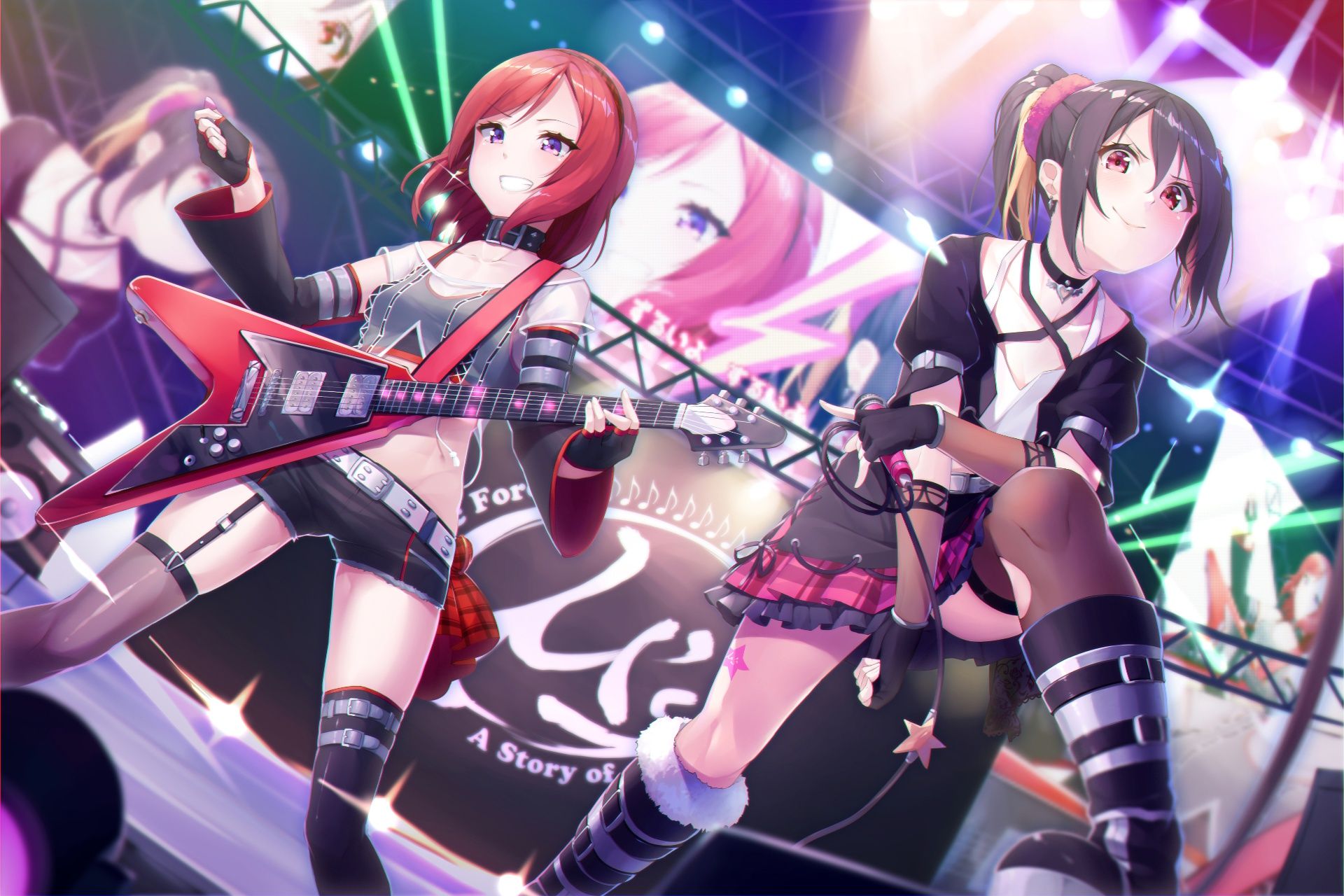 1920x1280 Wallpaper girl, anime, art, yazawa nico, nishikino maki, Love Live for mobile and desktop, section прочее, resolution 1920x1280