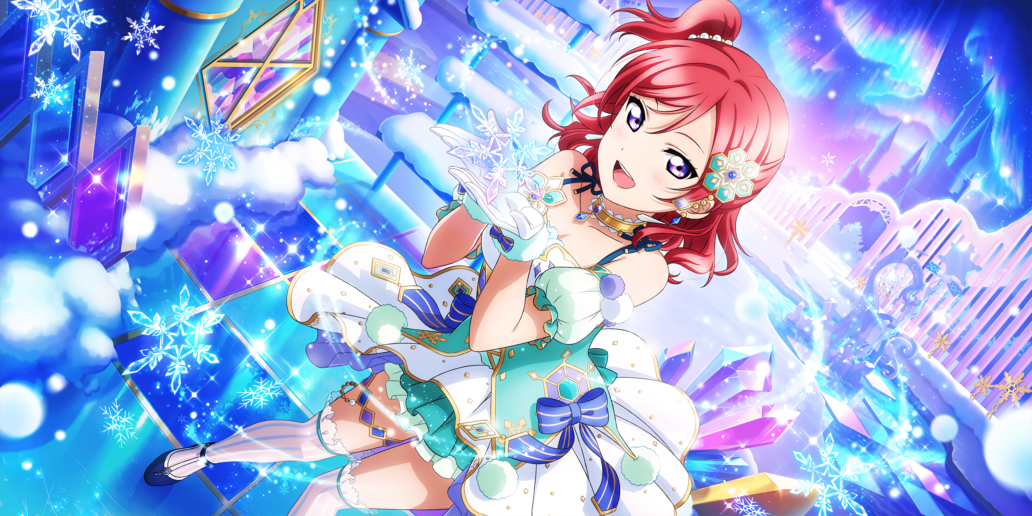 3600x1800 UR Maki Nishikino 「Hang On, Slow Down! / Snow Crystal」. Cards list. All Stars. Games. Idol Story Live!