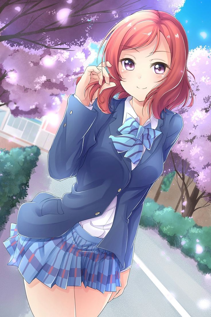 736x1104 Nishikino Maki (Maki Nishikino) Live! Wallpaper by molgen46 Anime Image Board