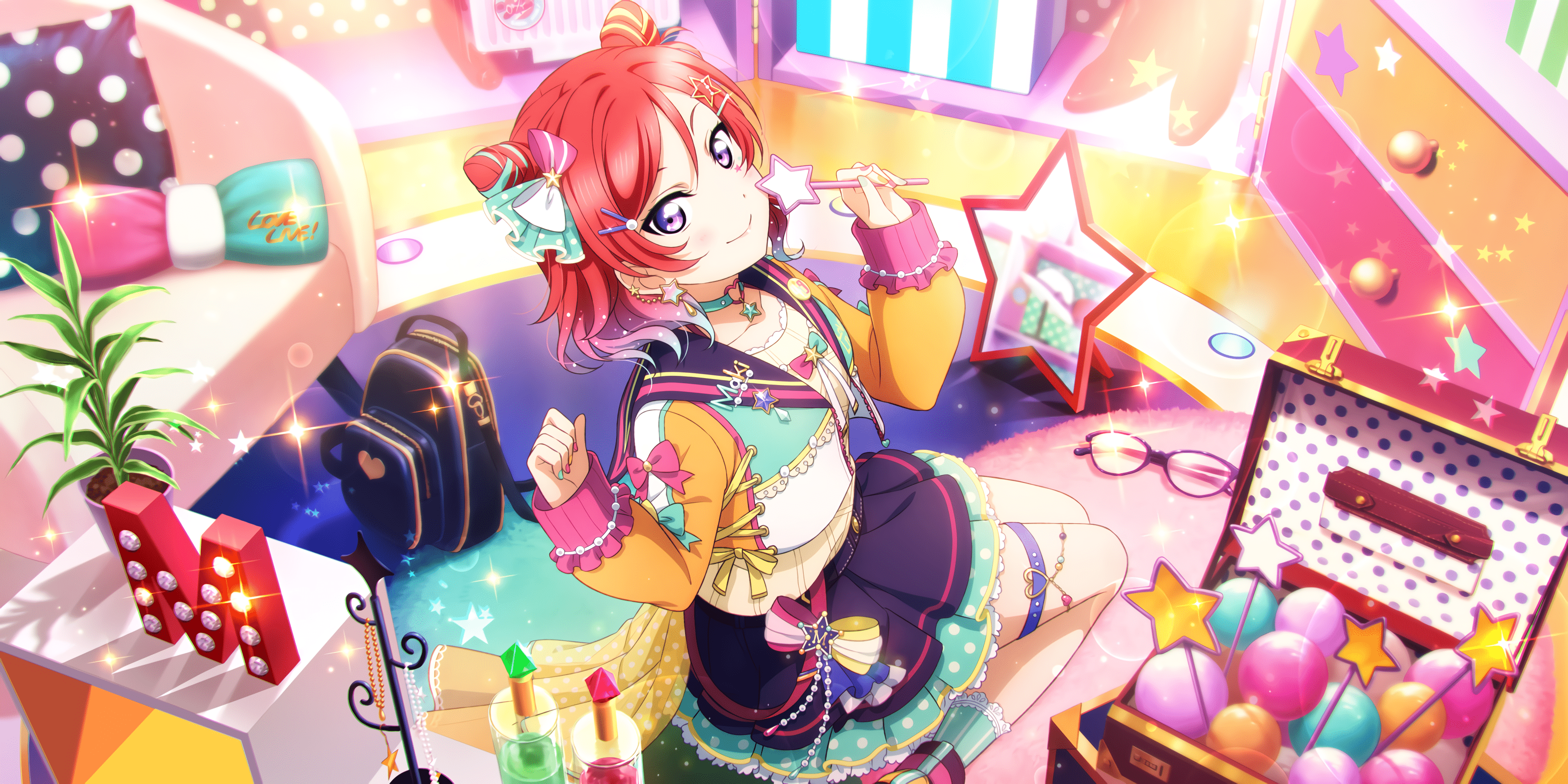 3600x1800 UR Maki Nishikino 「Wh What's This?! / Dress Up Magic!」. Cards List. All Stars. Games. Idol Story Live!