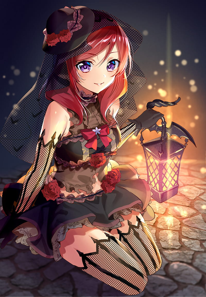 800x1150 Anime girls, anime, Murakami Yuichi, Love Live!, Nishikino Maki, HD phone wallpaper