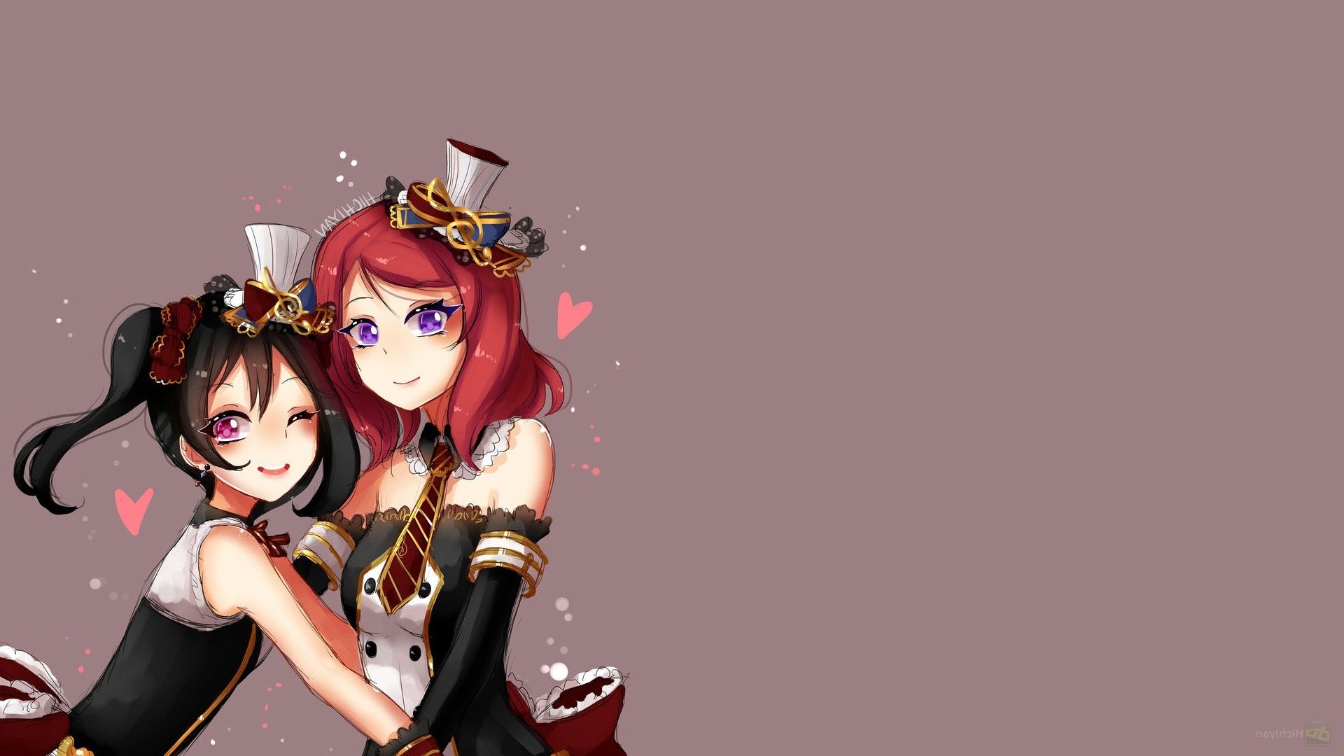 1920x1080 redhead, Love Live!, Nishikino Maki, Yazawa Nico Wallpaper HD / Desktop and Mobile Background