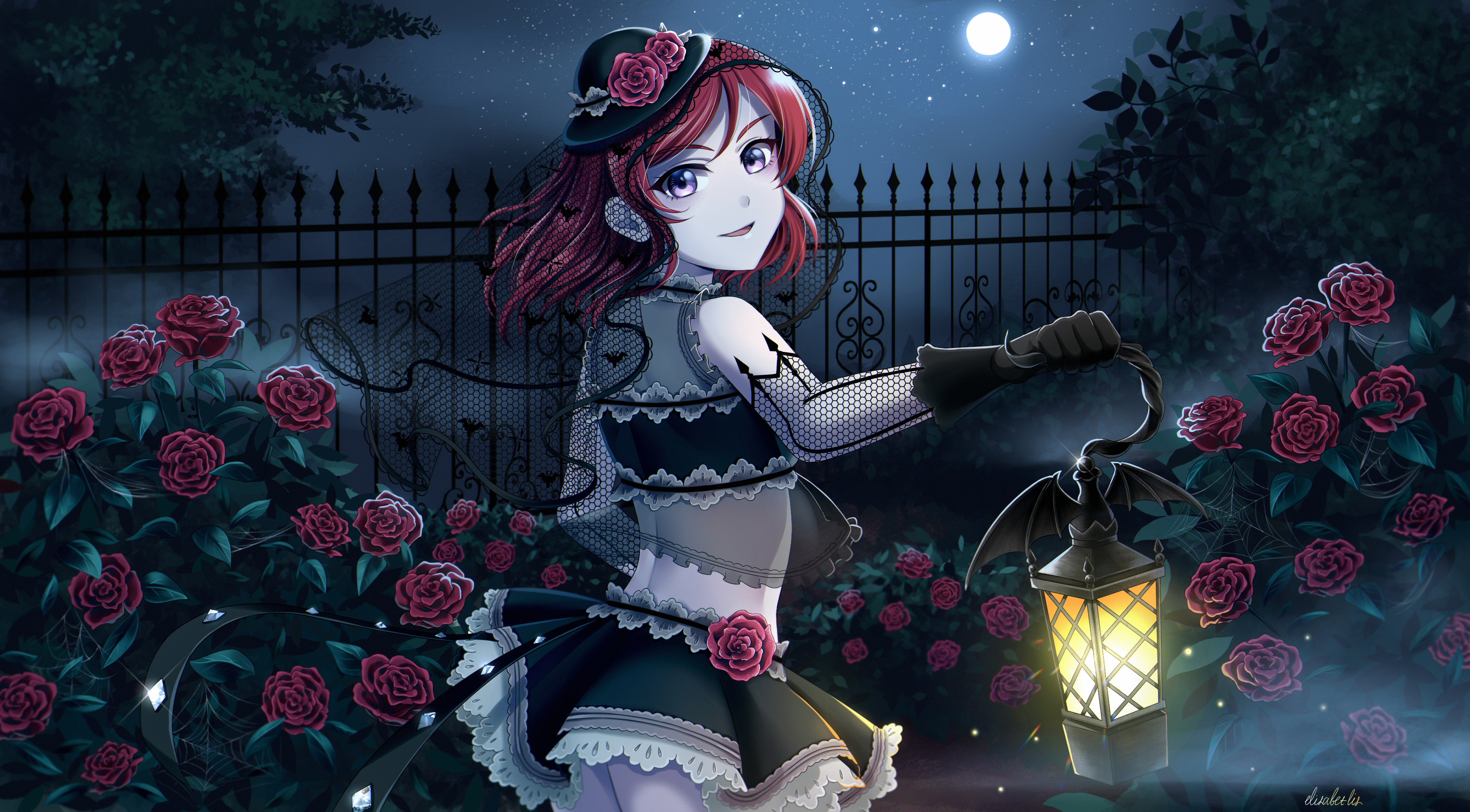 3800x2100 Nishikino Maki (Maki Nishikino) Live! by ElisabetLis Anime Image Board