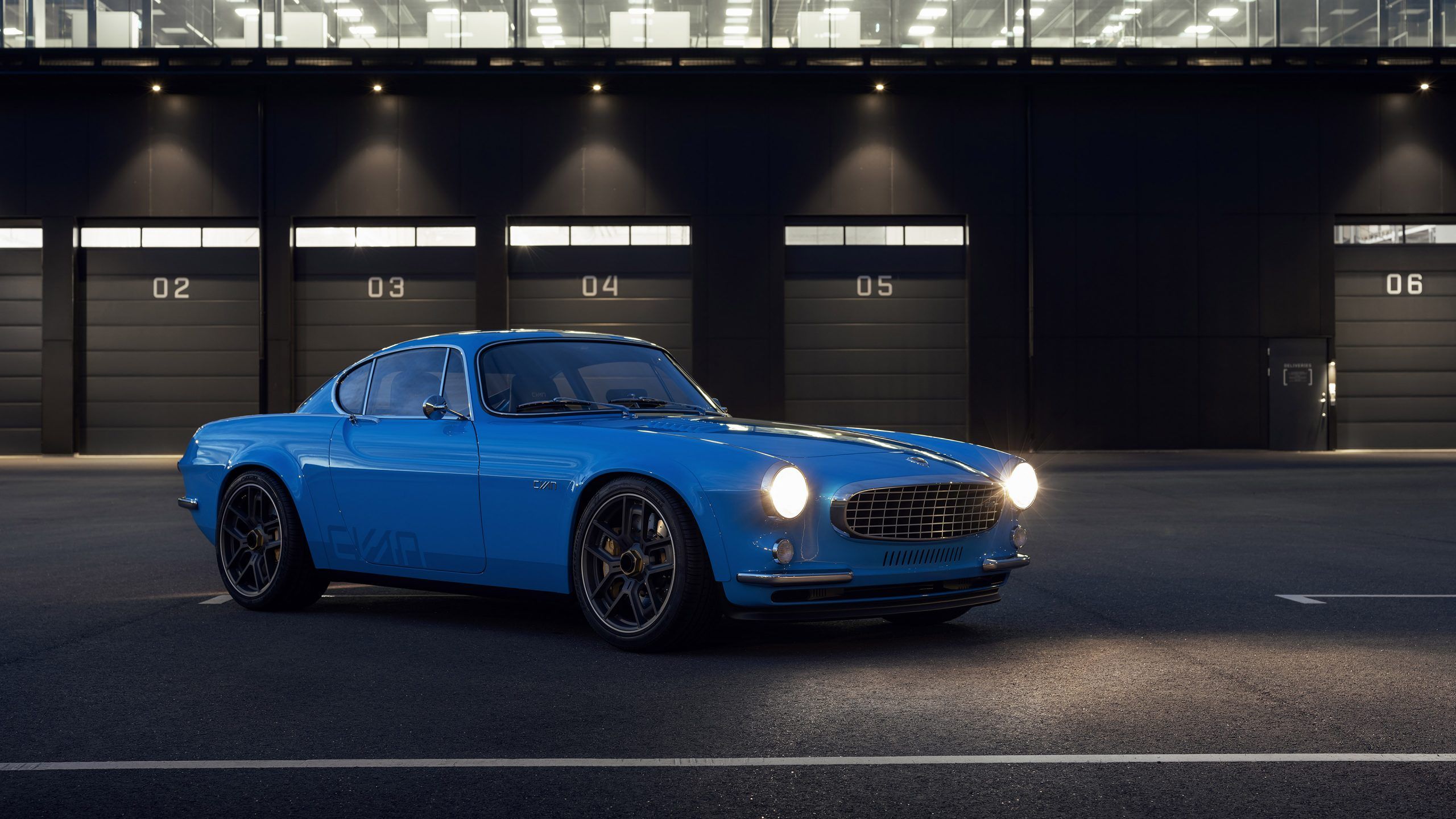 2560x1440 Volvo P1800 Cyan Wallpaper