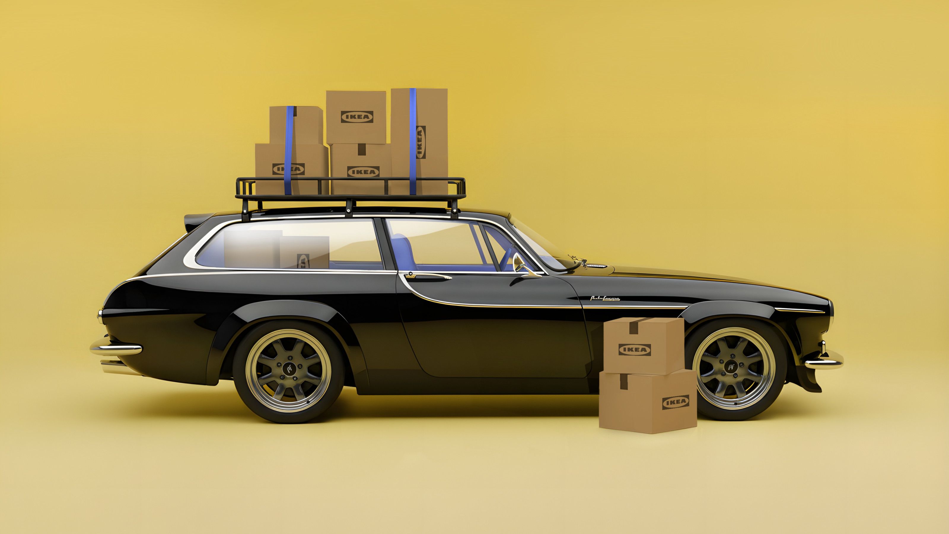 3200x1800 Autoforma Norrsken Volvo P1800 ES Restomod: An homage to Swedish style. Wallpaper*