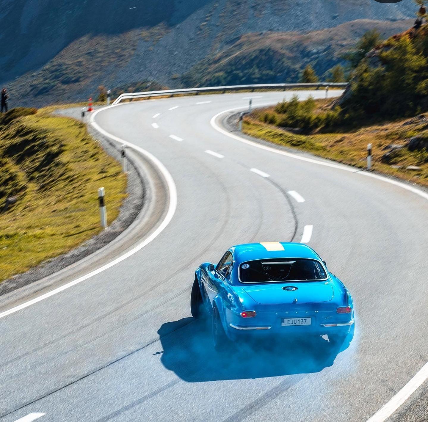 1439x1419 Cyan Volvo P1800. A Car That Preceded The Jaguar E Type, Porsche 911 And Ferrari GTO; Recreated As A Restomod Road Going Racecar By A Quadruple World Touring Car Champion Team