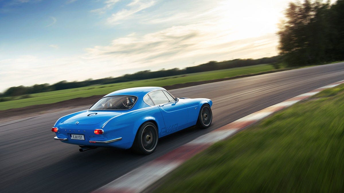 1200x675 Volvo P1800 Lives Again In 413 HP Cyan Racing Continuation Model