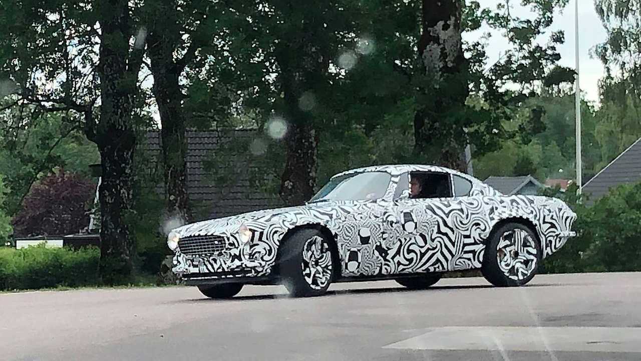 1280x720 Is This Camouflaged Volvo P1800 A Factory Electric Restomod And EV Conversion?