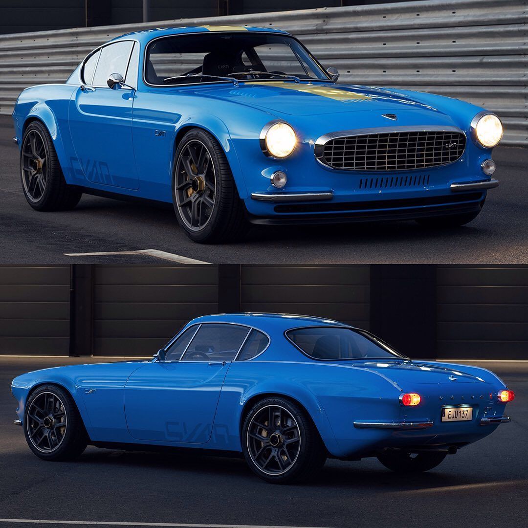 1080x1080 Volvo P1800 Cyan