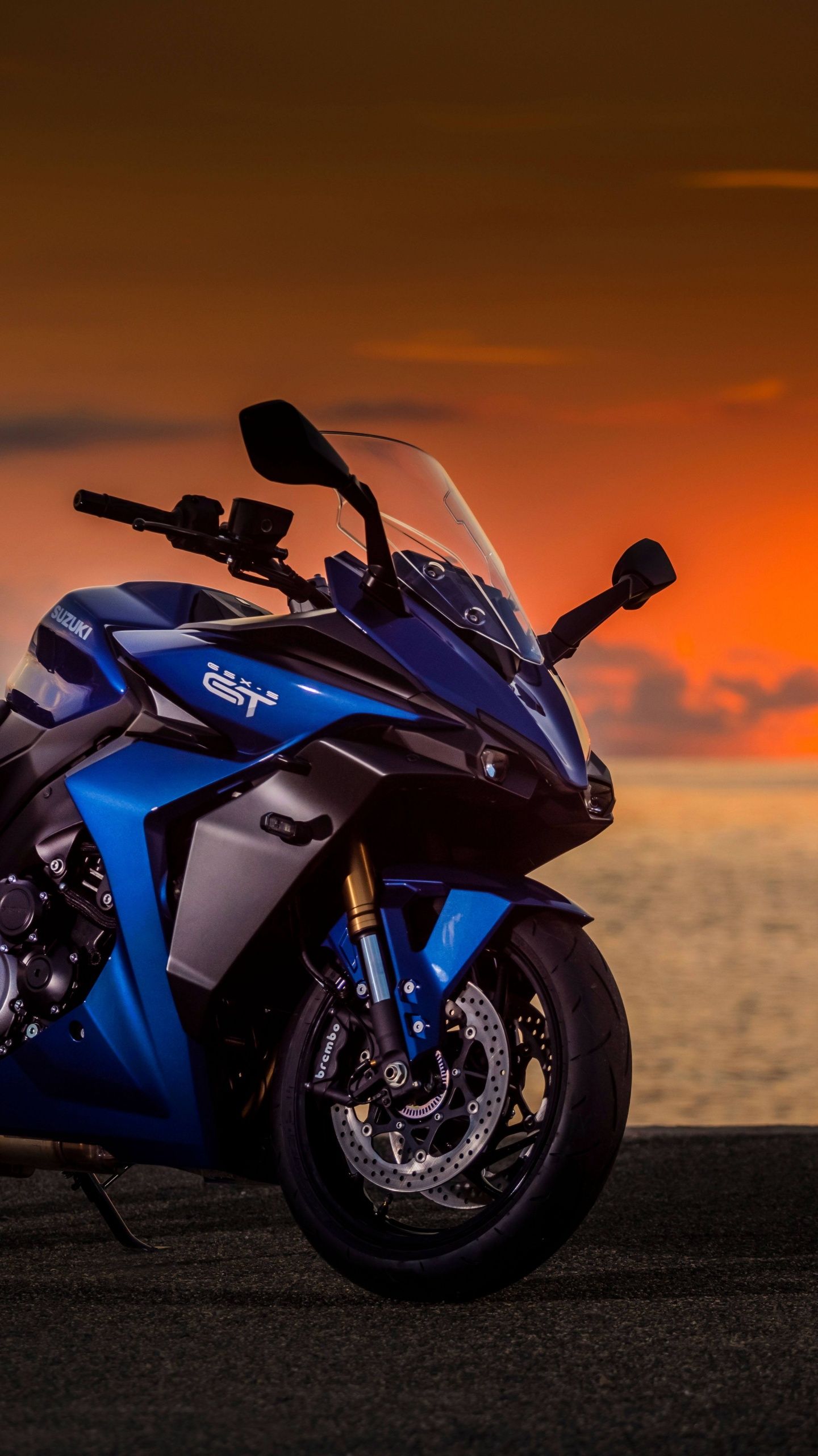 1440x2560 Suzuki GSX S1000GT Wallpaper 4K, Sports Bikes, Sunrise