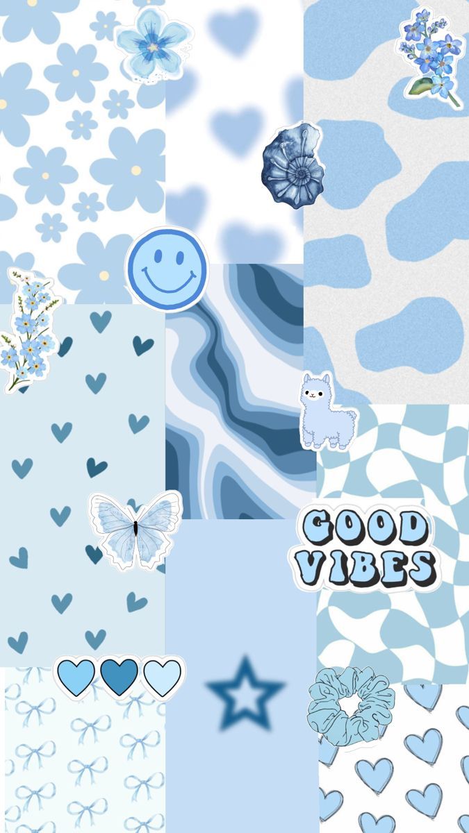 675x1200 Blue Wallpaper