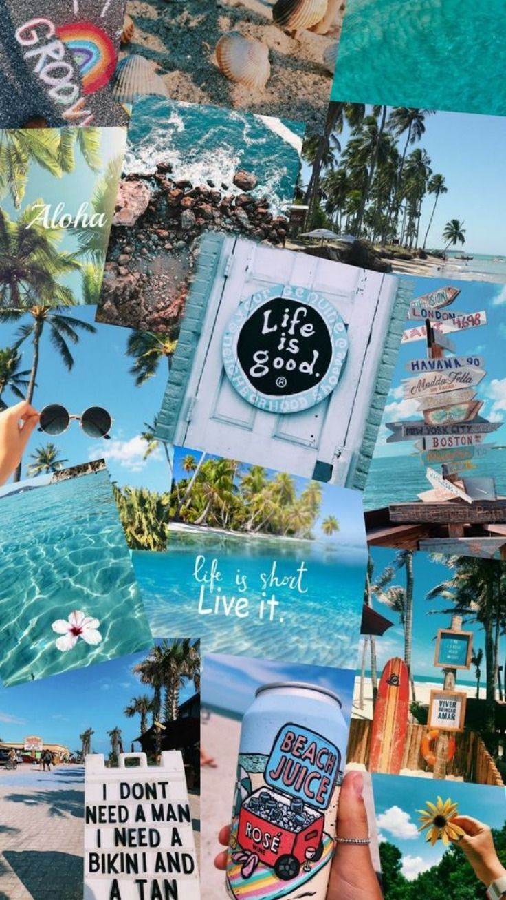 736x1307 Dreamy Summer Vibes: Get Lost in Blue Aesthetic Wallpaper for iPhone