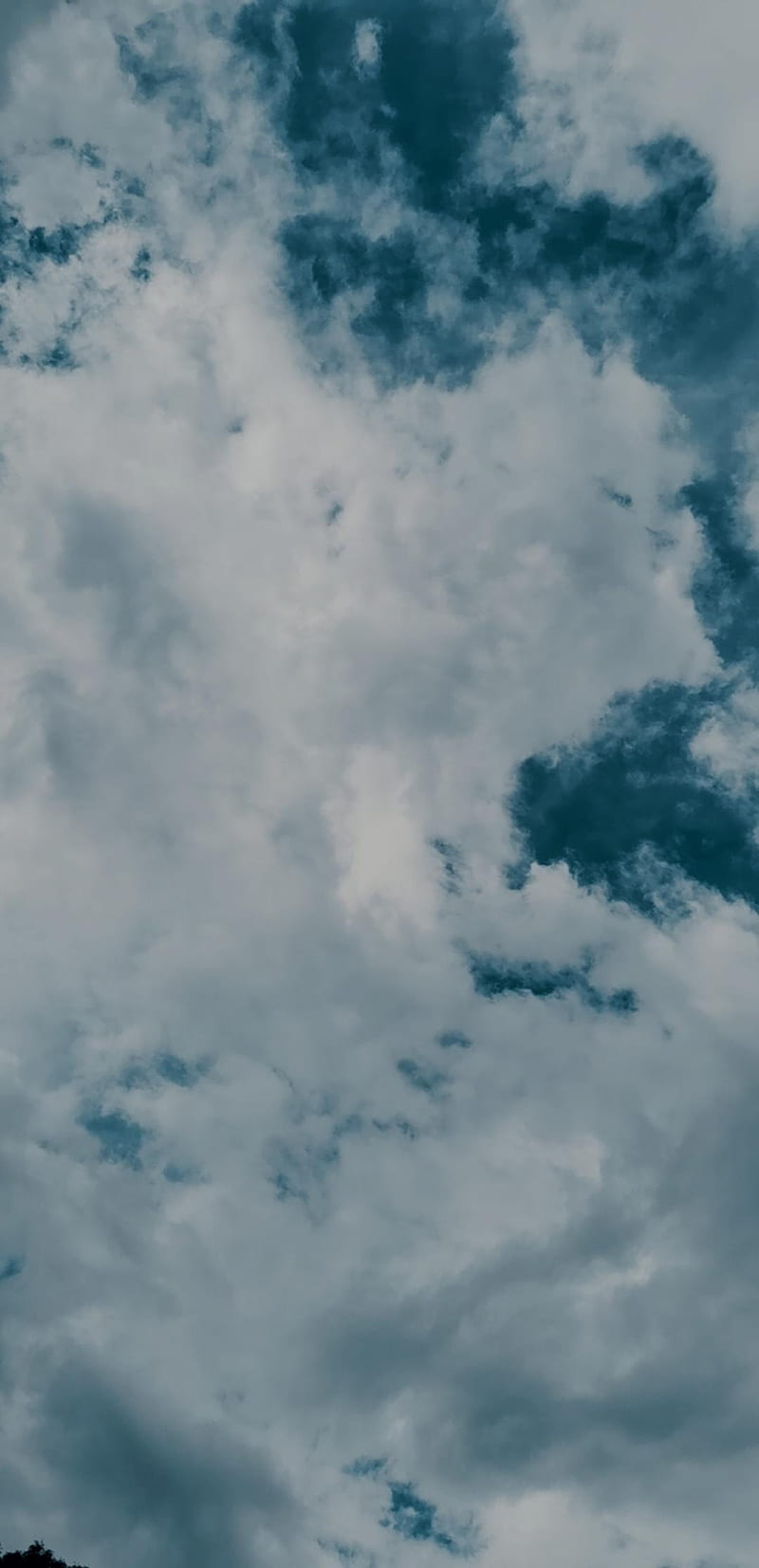 800x1653 Clouds, blue, good vibes, vibe, HD phone wallpaper
