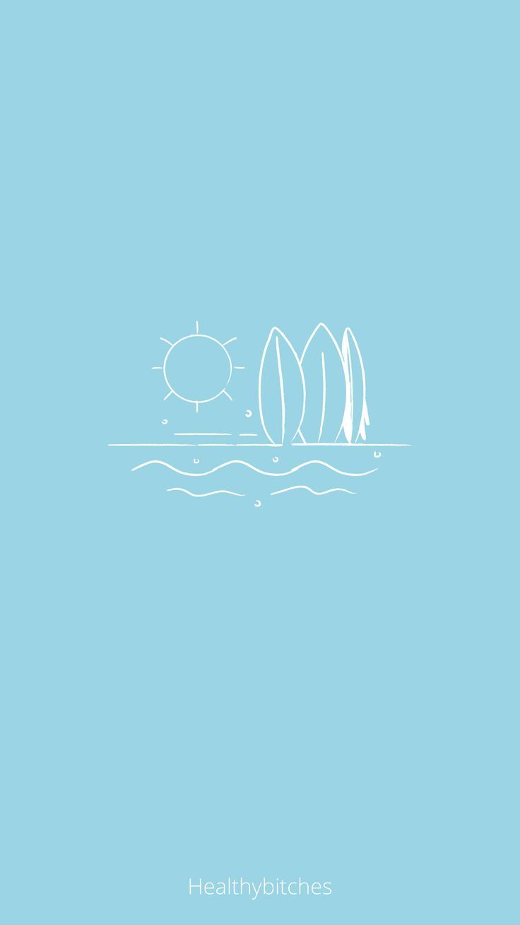 736x1308 Aesthetic Blue Summer Wallpaper
