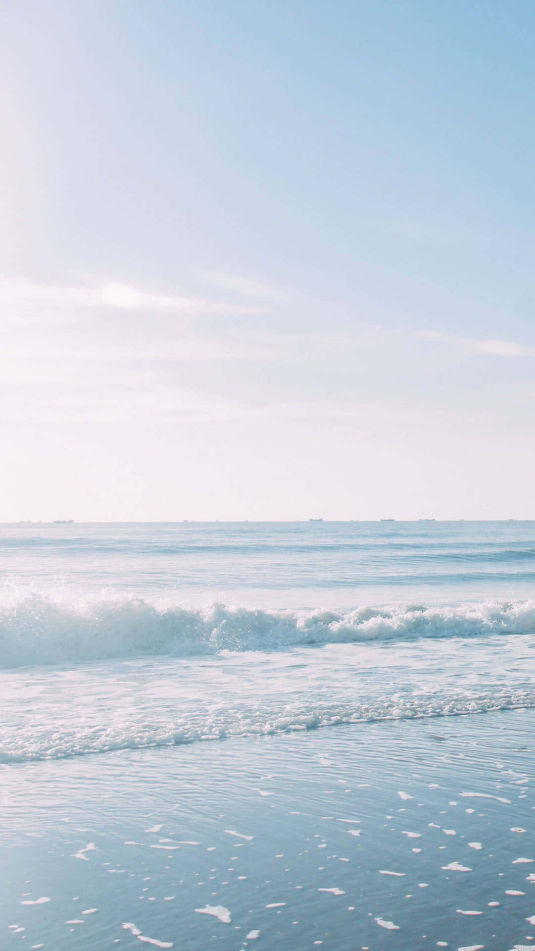 1081x1920 Aesthetic Light Blue Wallpaper