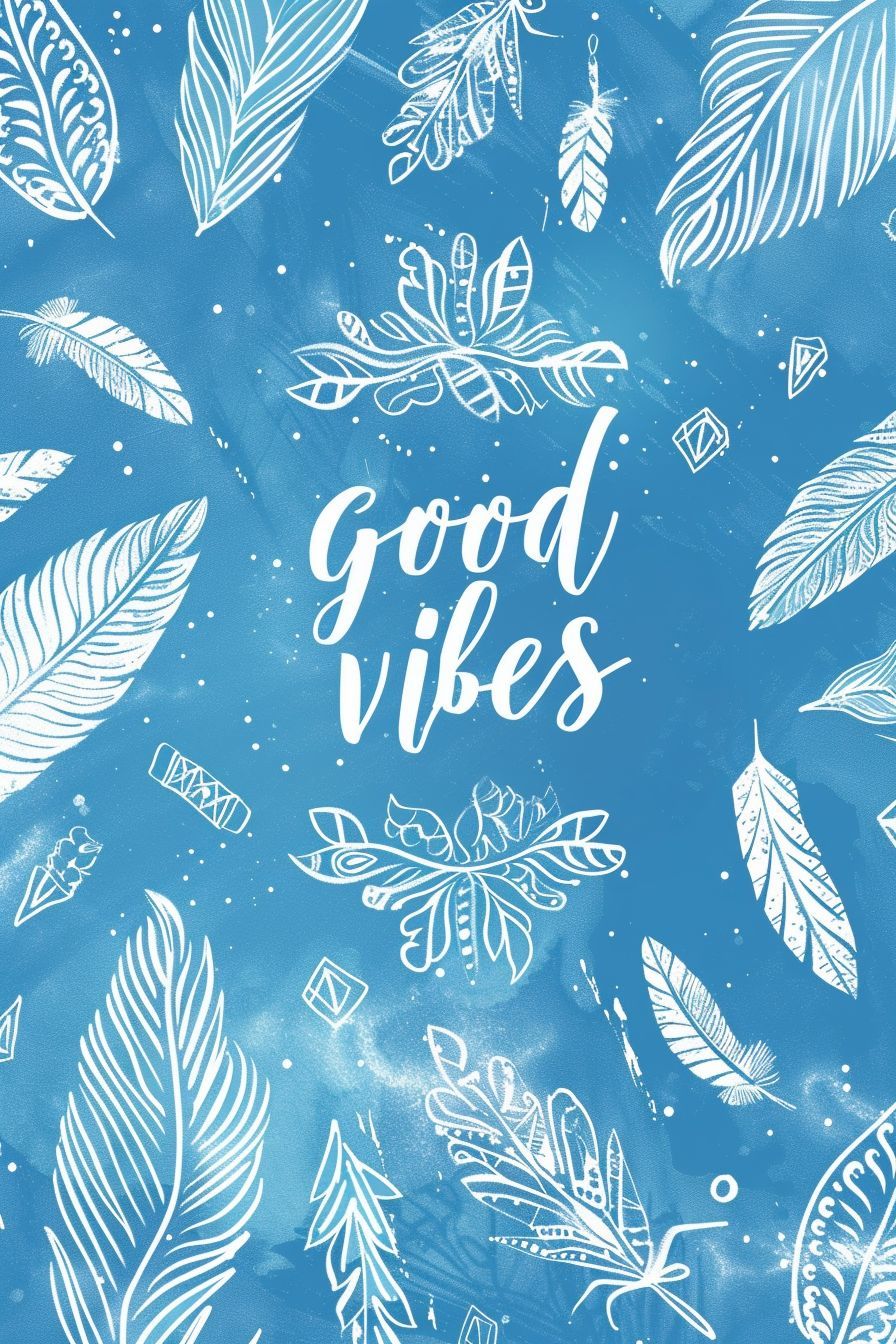 896x1344 Captivating Boho Blue Wallpaper for iPhone