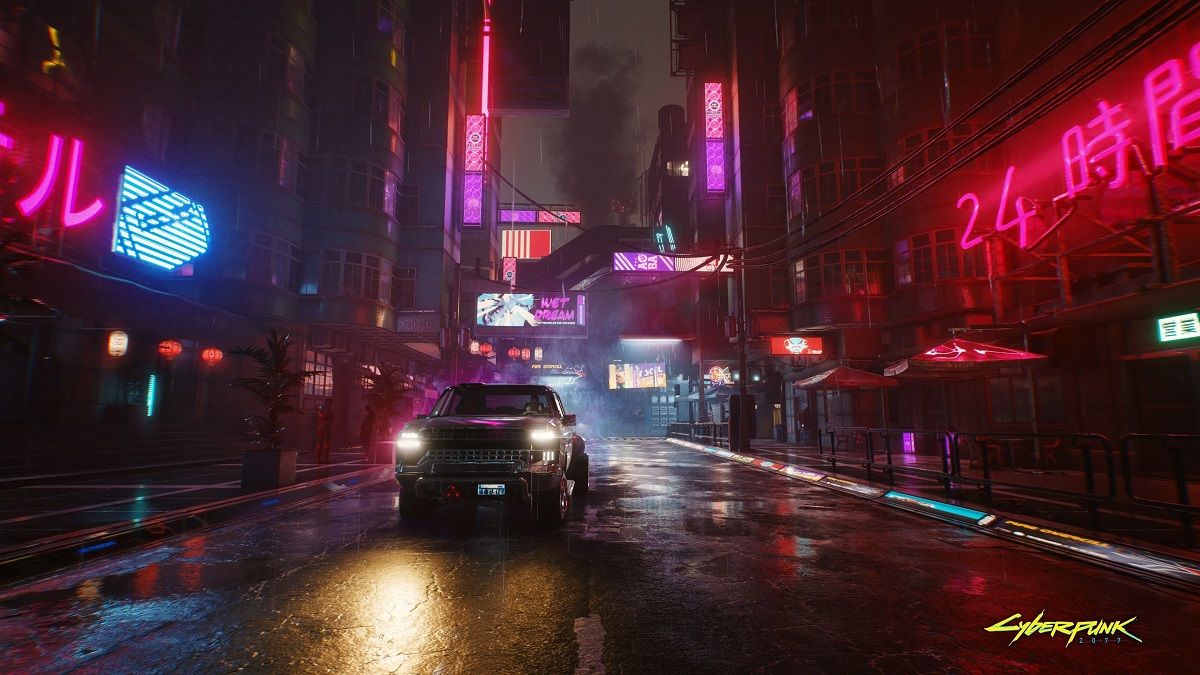 1200x675 CD Projekt Red has released an atmospheric, dynamic wallpaper for the Xbox Series featuring a panorama of the night city from Cyberpunk 2077