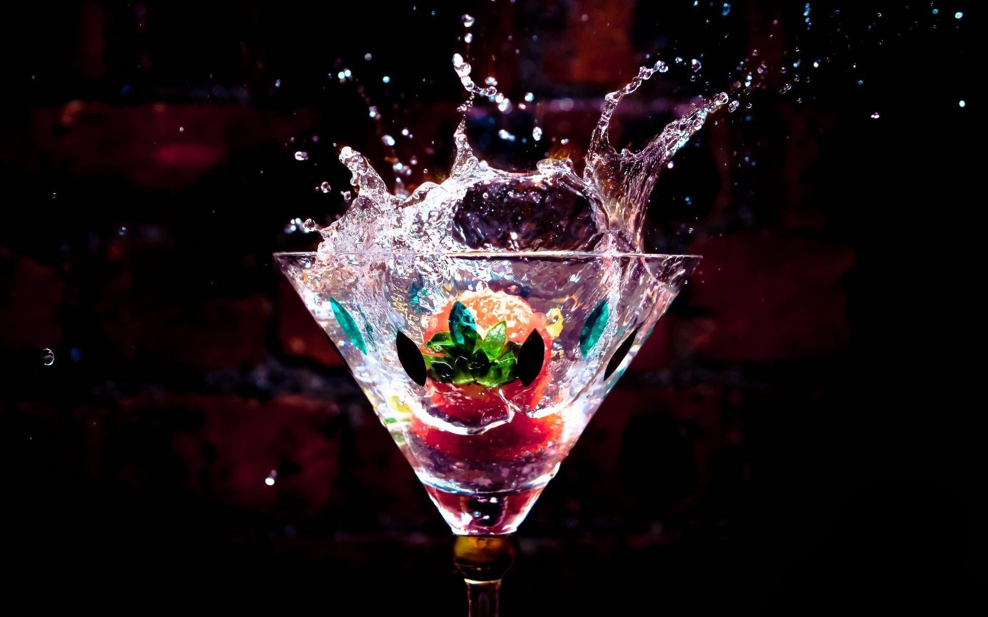 1920x1200 Juice Glass Background Wallpaper 08449