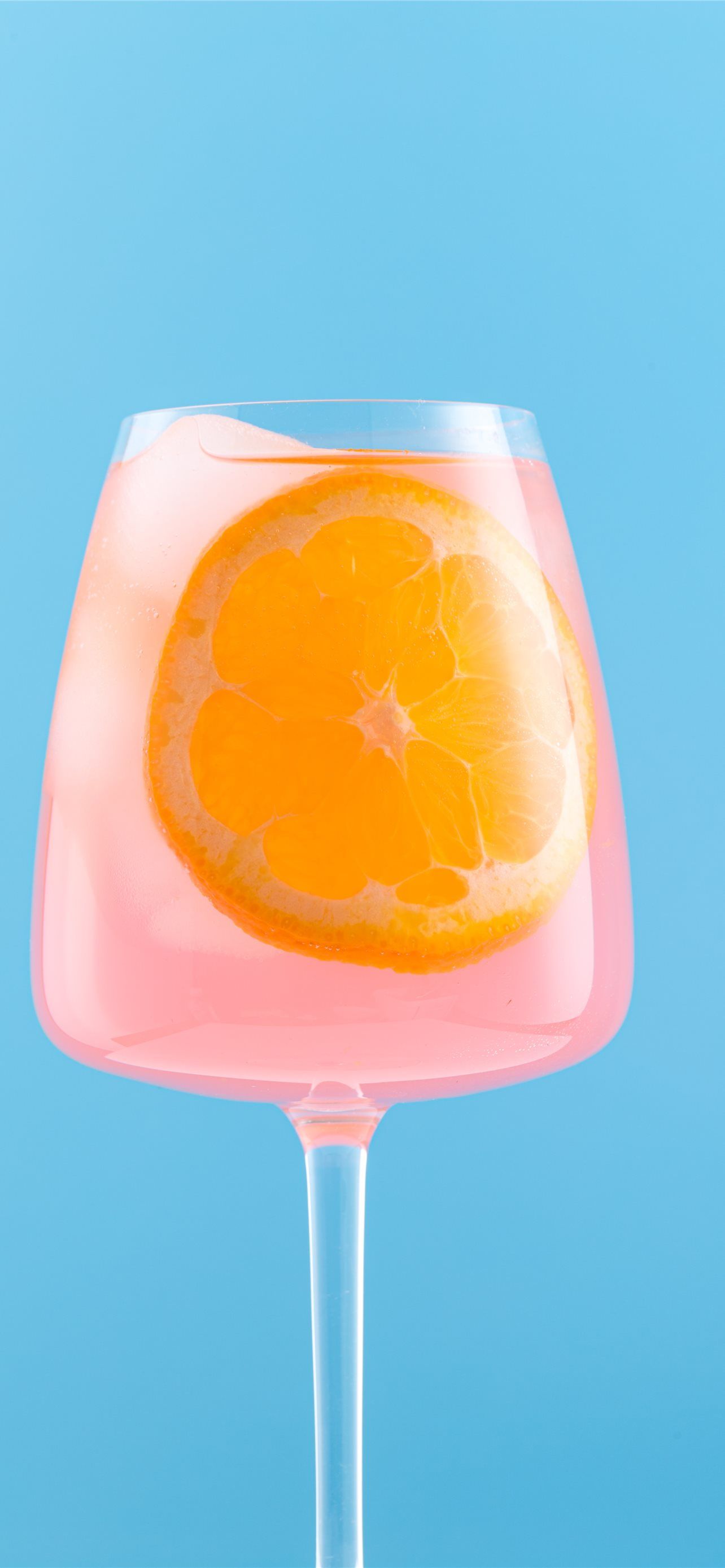 1284x2778 orange juice in clear drinking glass iPhone Wallpaper Free Download
