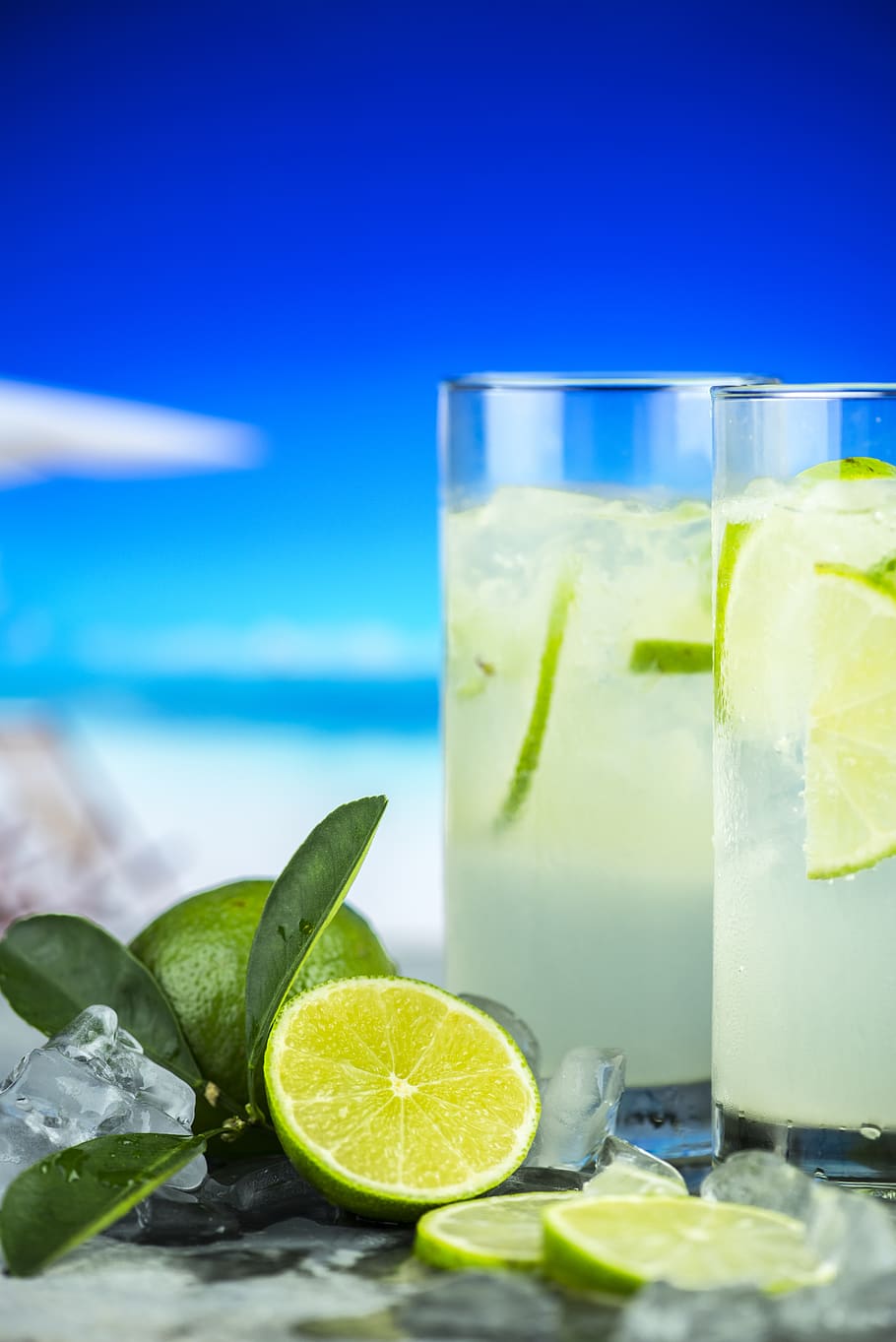 910x1363 Two, Glasses, Lime Juice, Beverage, Citrus, Close Up, Cold, Cold Drink